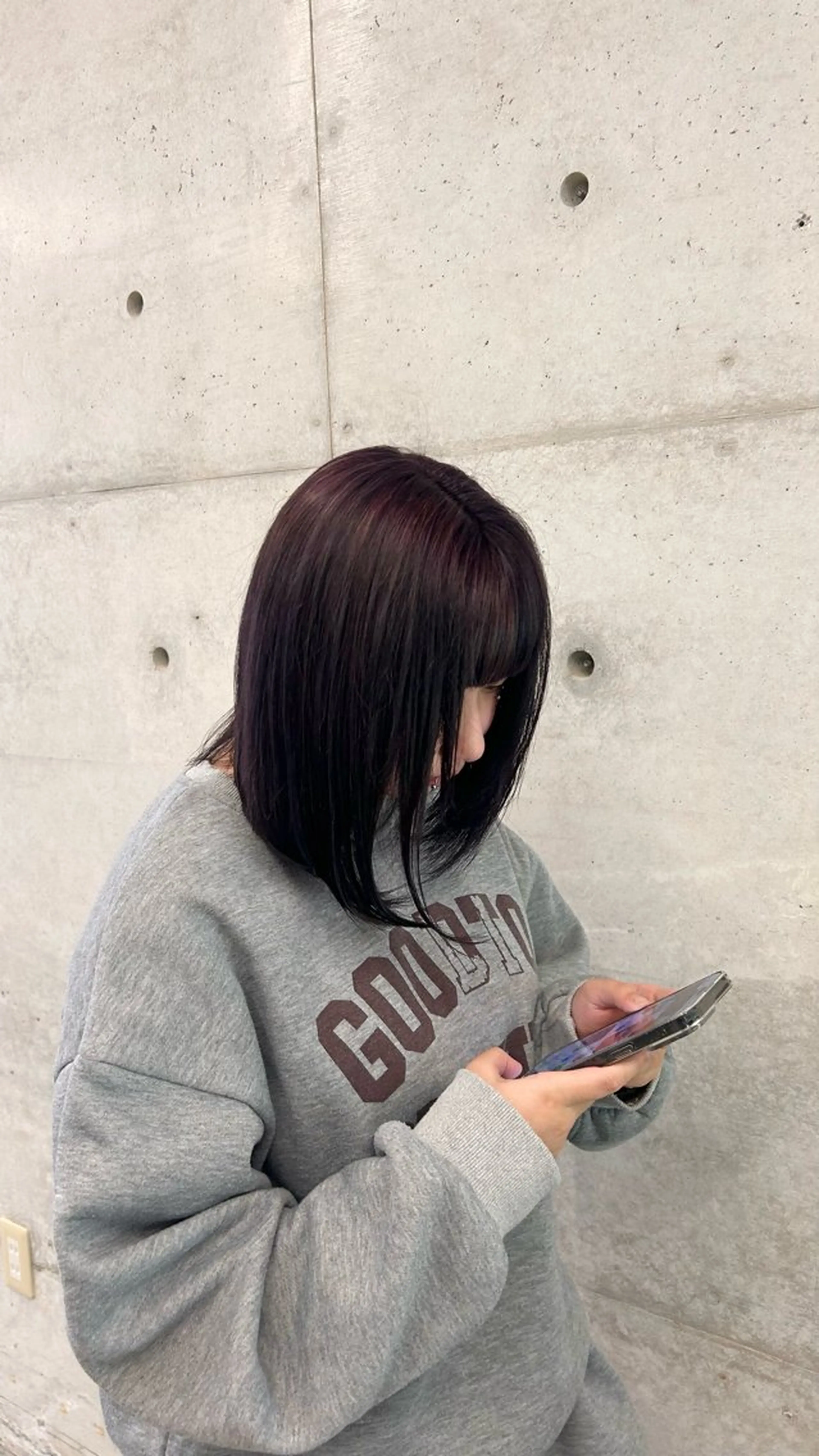 ミディアム カラー ヘアカラー LOMARLIE MIMIのヘアスタイル