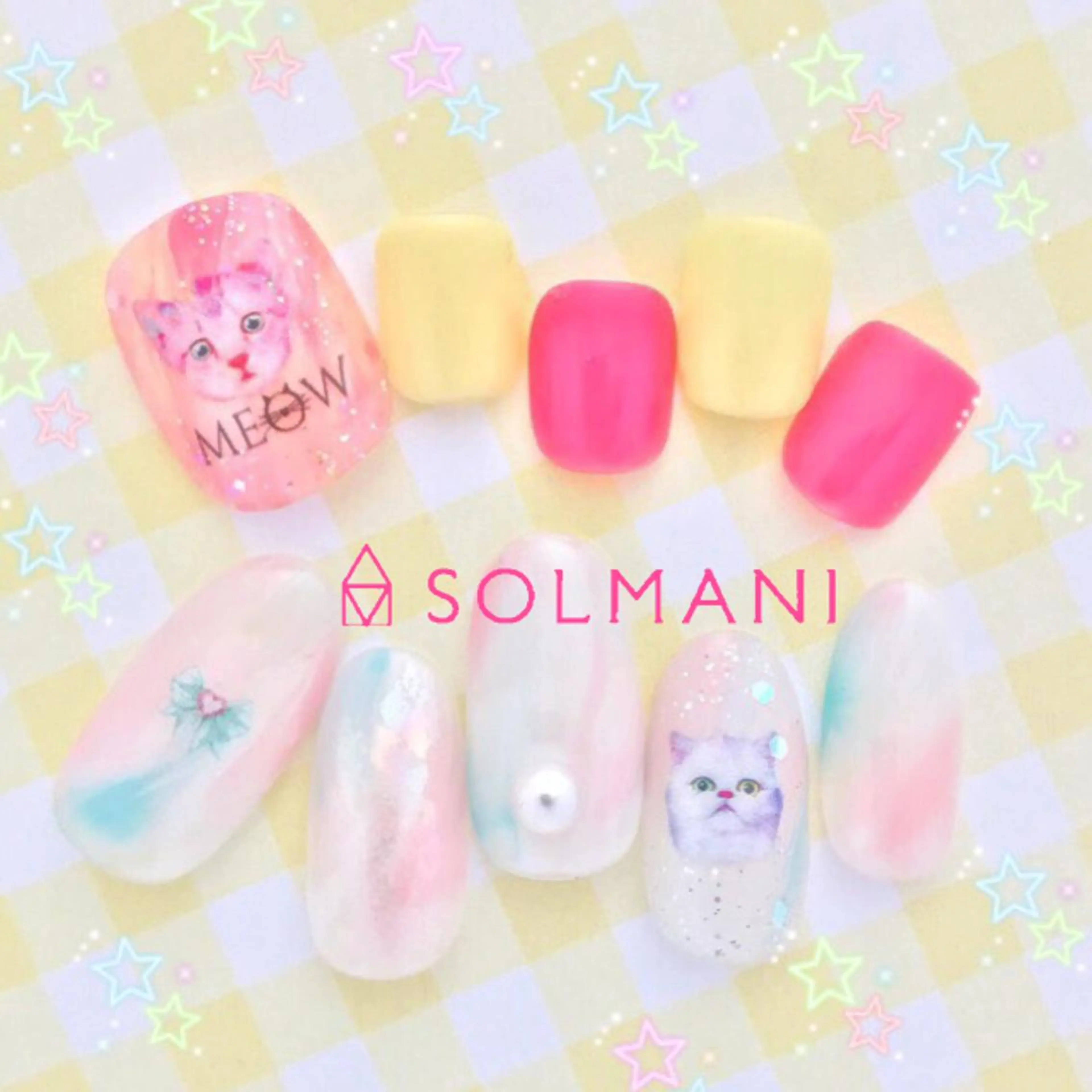 ネイル SOLMANI 予約担当のネイルデザイン