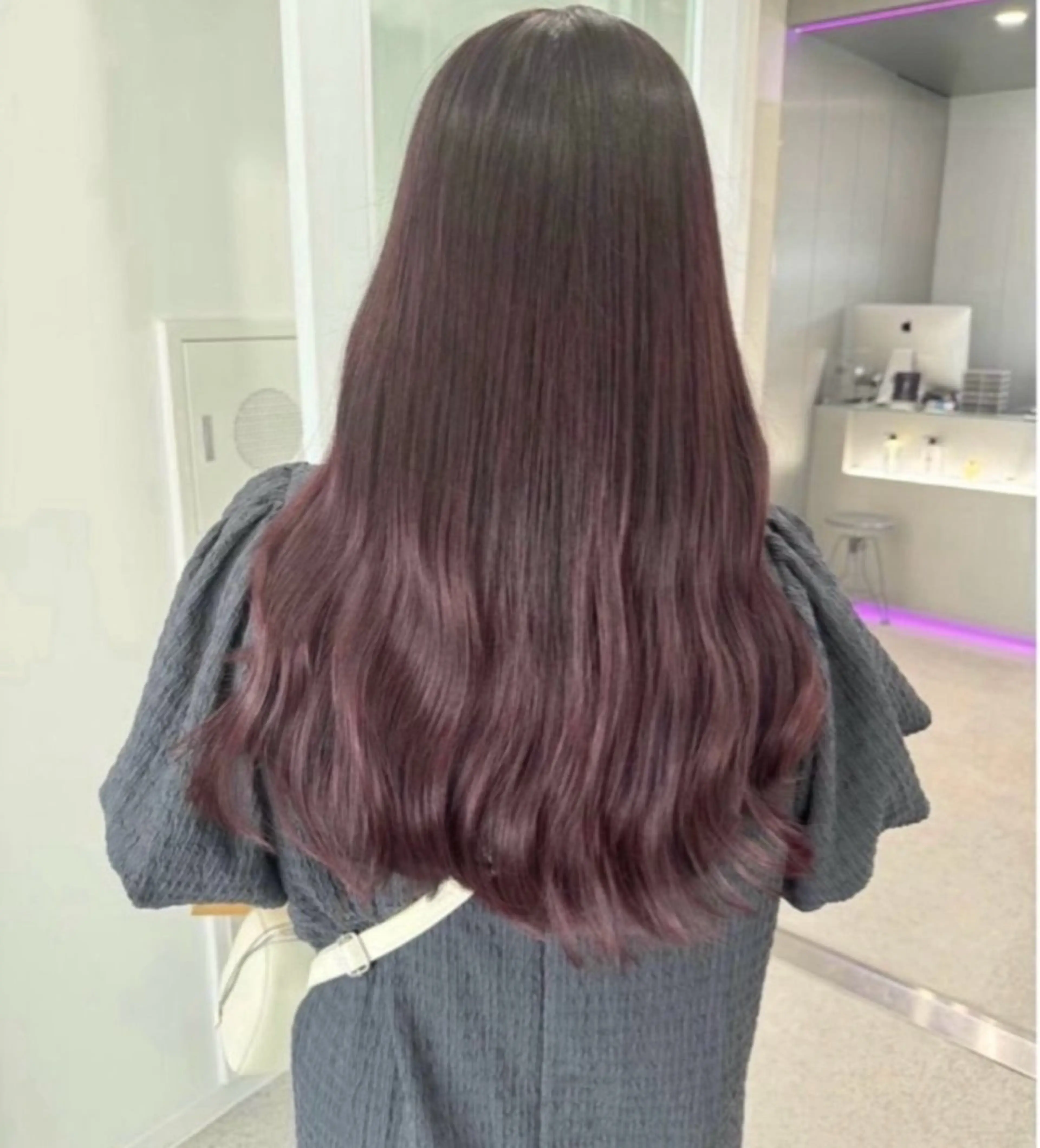 ロング ヘアカラー miku/ラベンダー 透明感カラー🪻❤︎のヘアスタイル