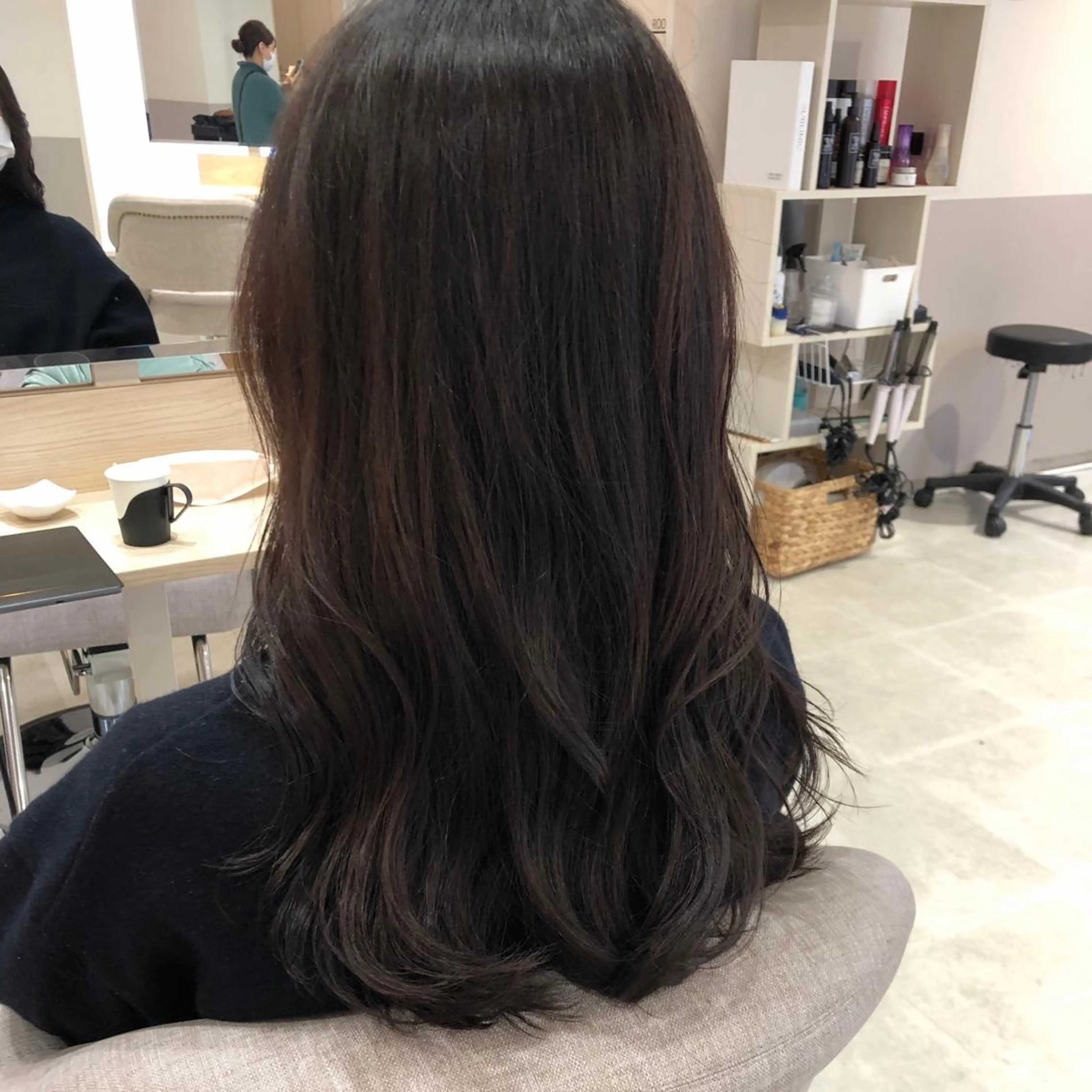 ロング カット 辻本 夏子のヘアスタイル