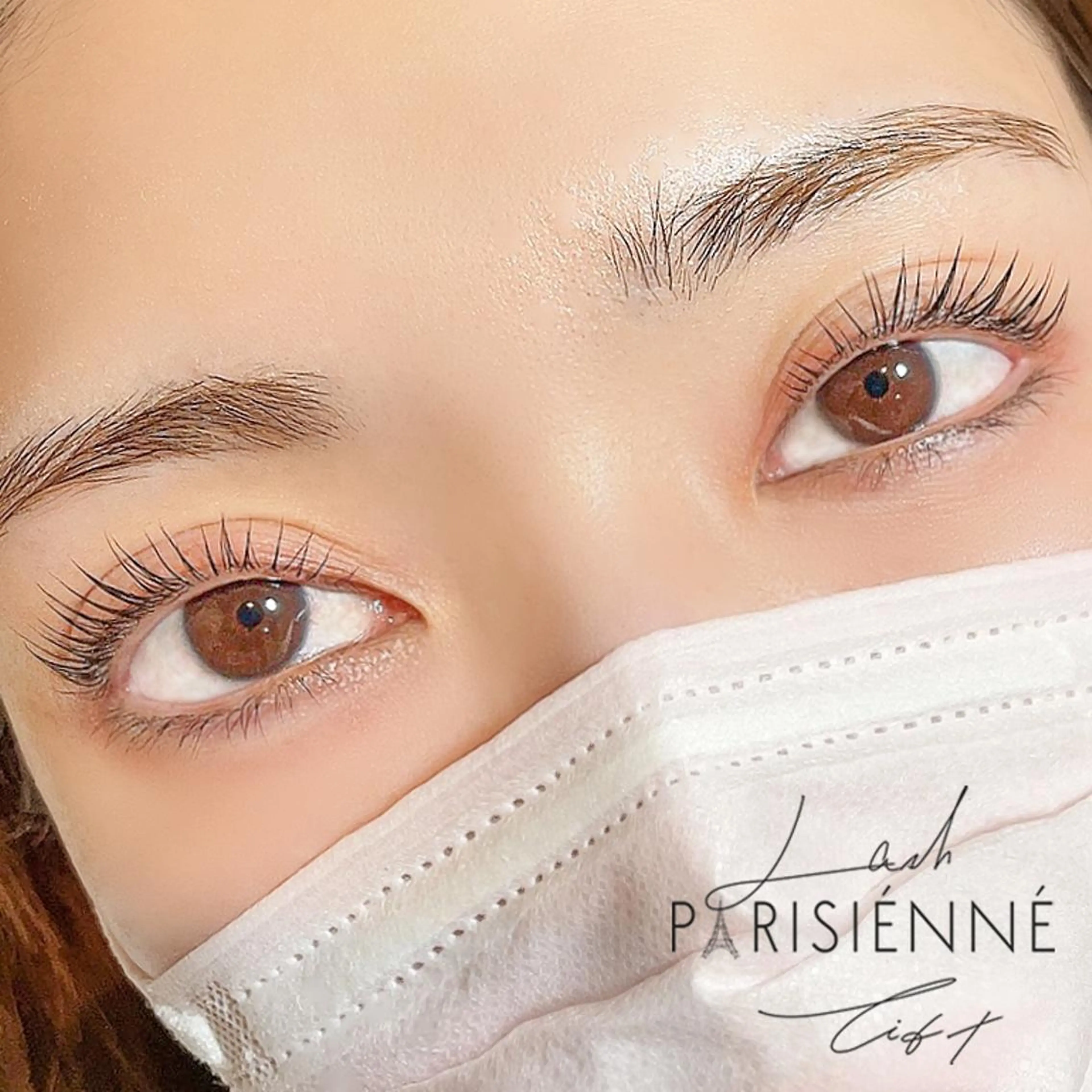 マツエク・マツパ パリジェンヌラッシュリフト Emina. Nのマツエク・マツパデザイン