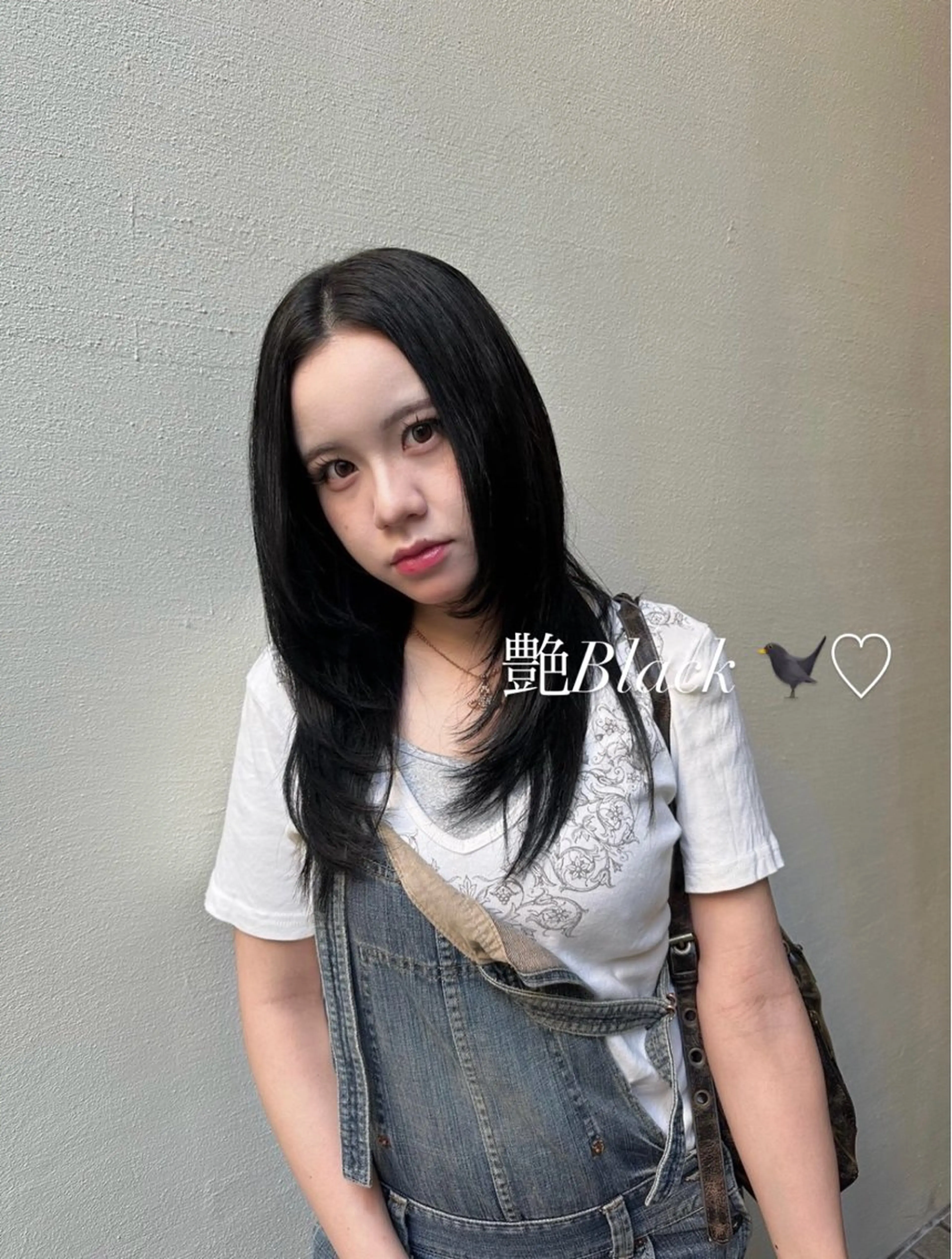 セミロング カラー ヘアカラー トリートメント aoi / 透明感カラーのヘアスタイル