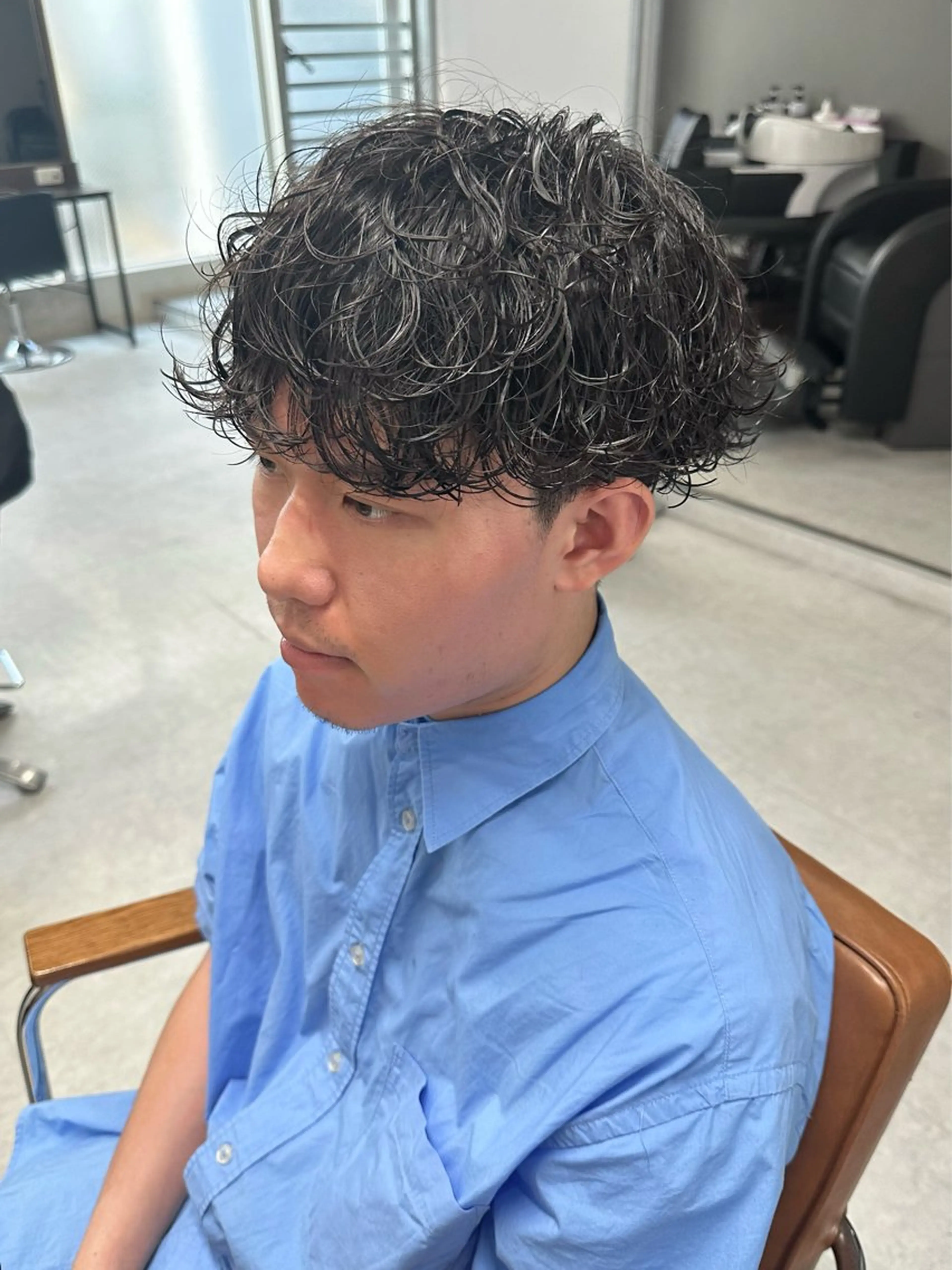 ショート パーマ メンズ カット パーマ トリートメント メンズ似合わせ🪞 リピート率No.1のヘアスタイル