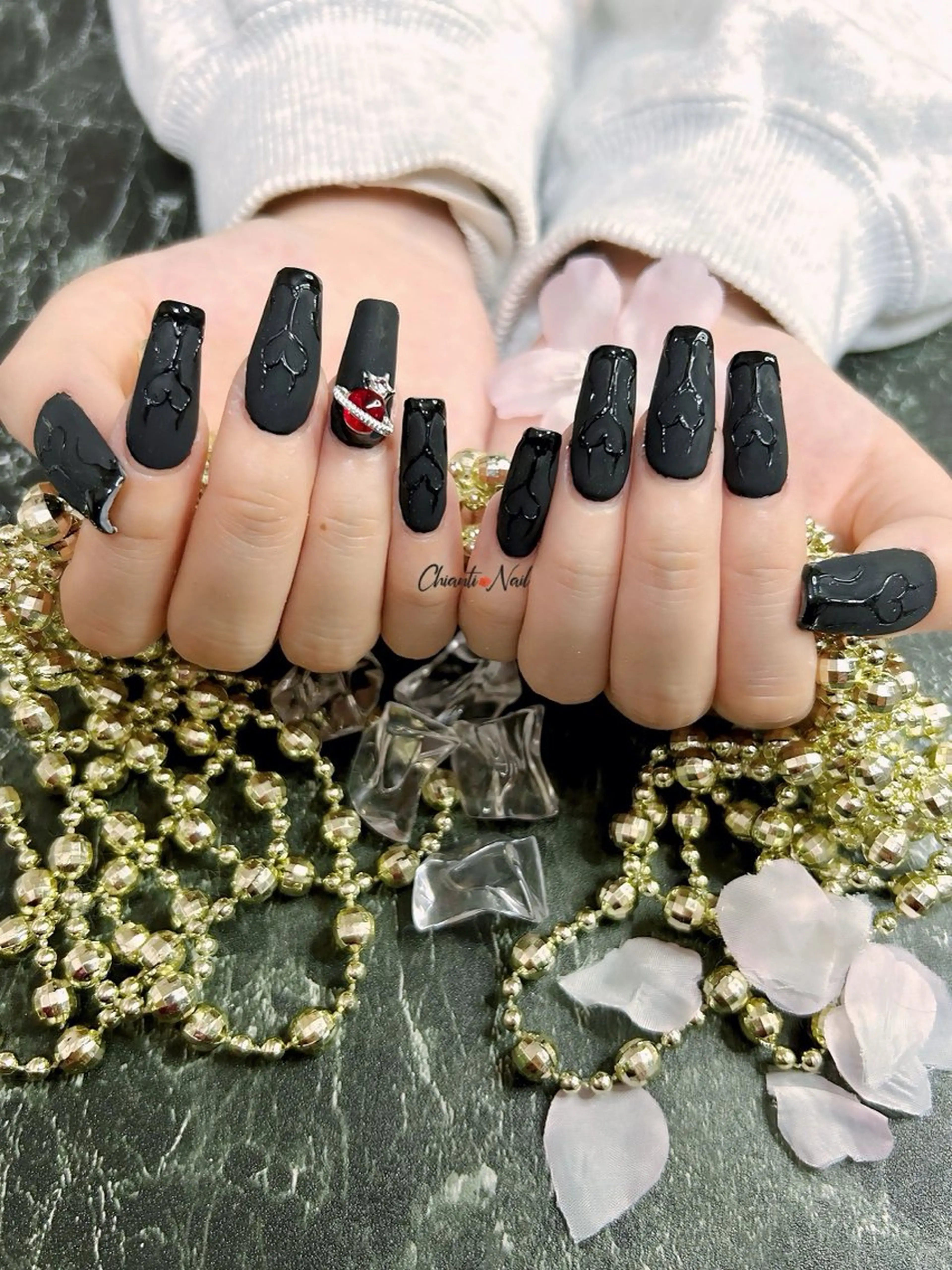 ネイル 長さ出し 持ち込み Chianti Nailのネイルデザイン