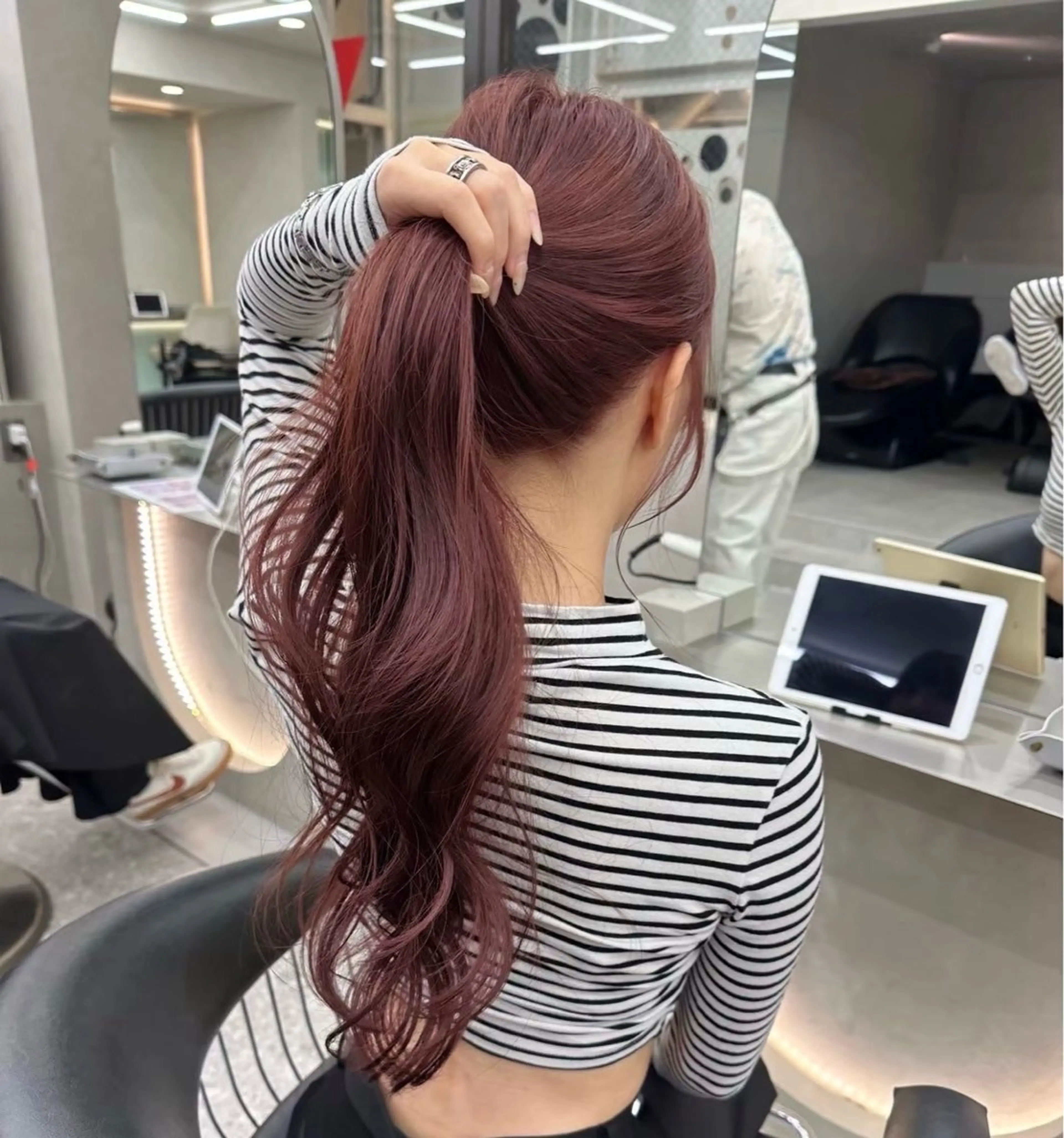 ロング カラー ヘアカラー トリートメント 🎀リオ🎀 /暖色カラーのヘアスタイル