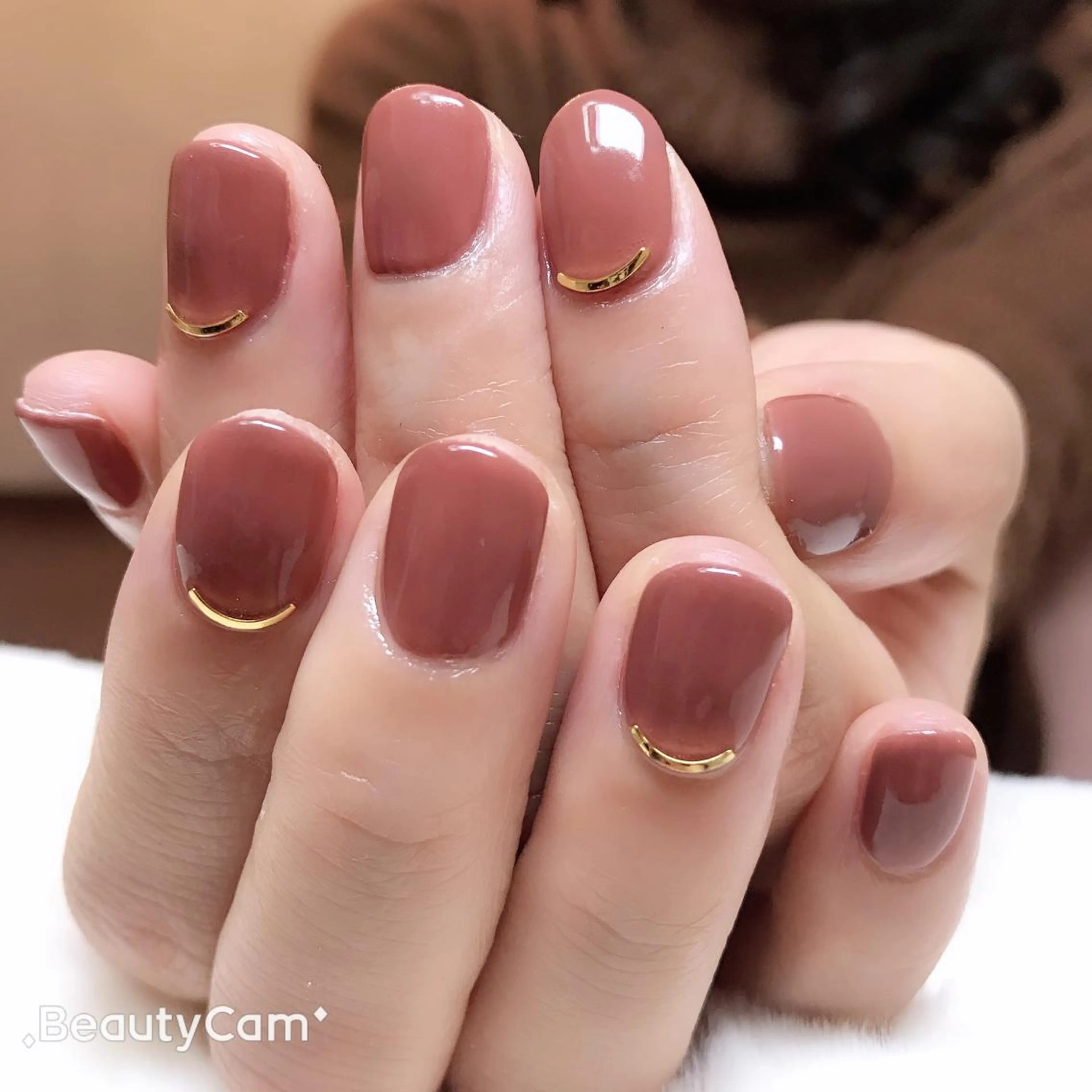 ショート ネイル ワンカラーネイル ハンドネイル Nail&Eyelash Bloom所属・ネイル&アイラッシュ Bloomのマツエク・マツパデザイン
