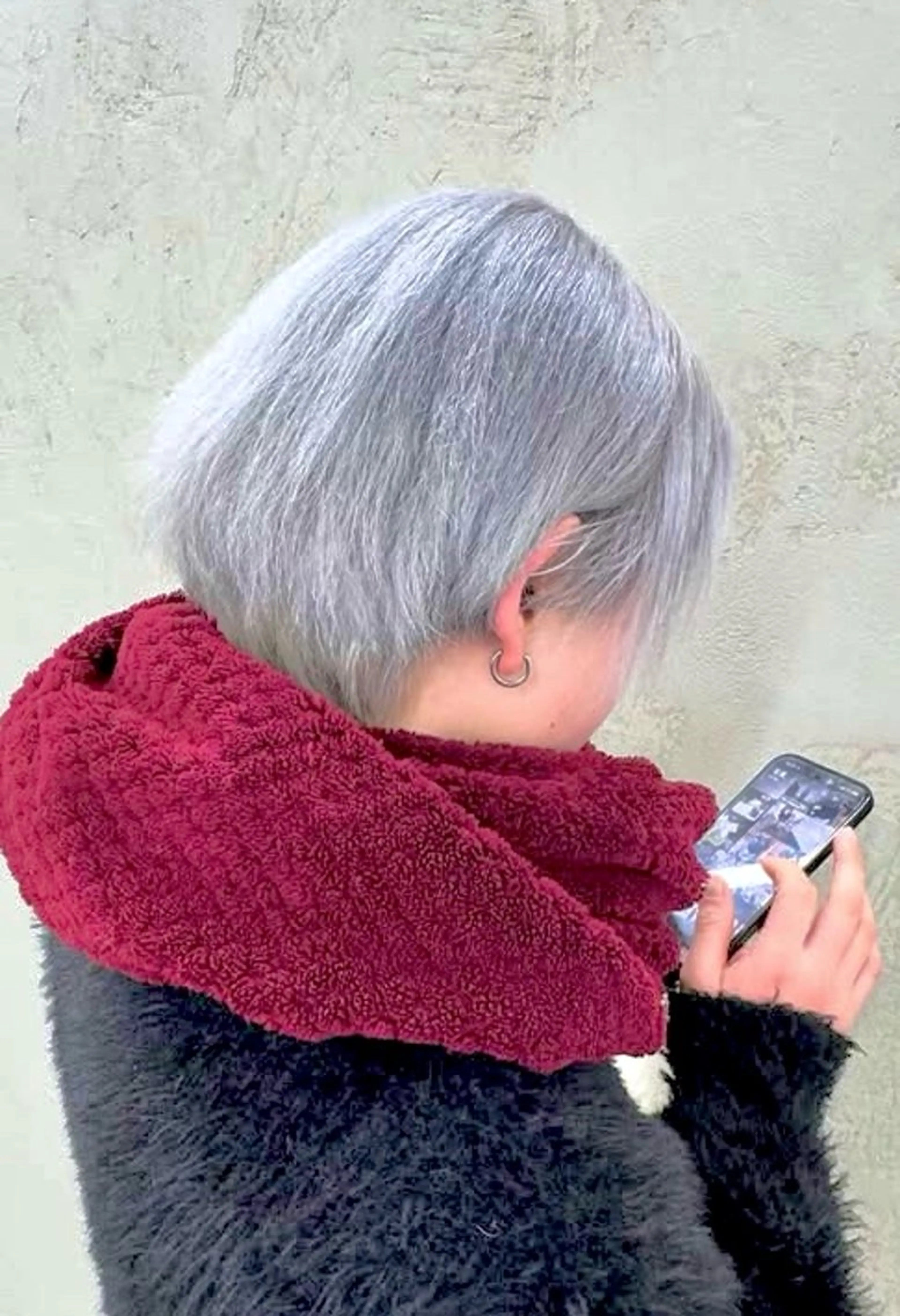 ショート カラー シルバー ホワイトシルバー カット ヘアカラー トリートメント 柏ハイトーン特化🌈 だいちのヘアスタイル