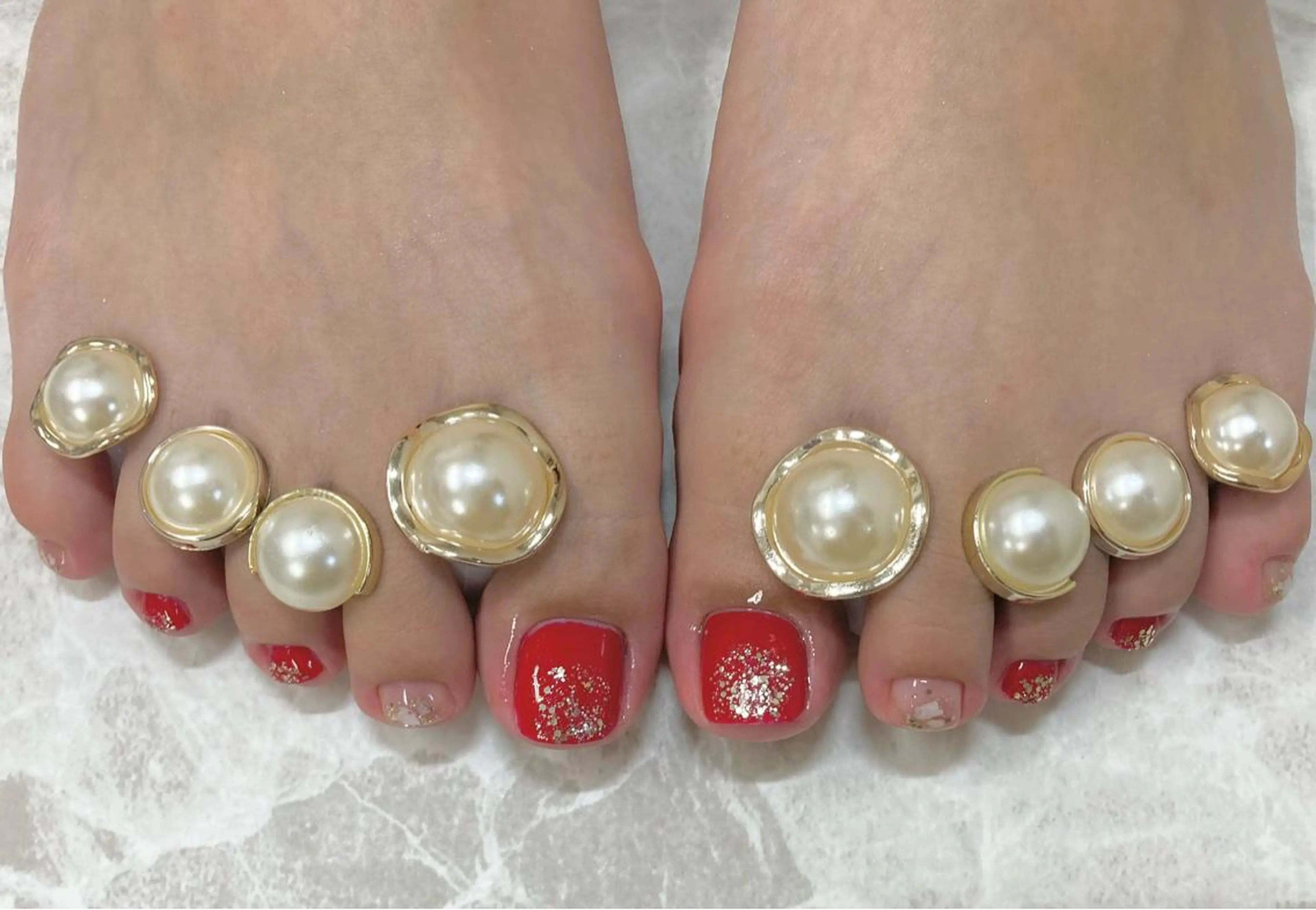 ネイル フットネイル RicottEYELASH&NAIL所属・下城 葵のネイルデザイン