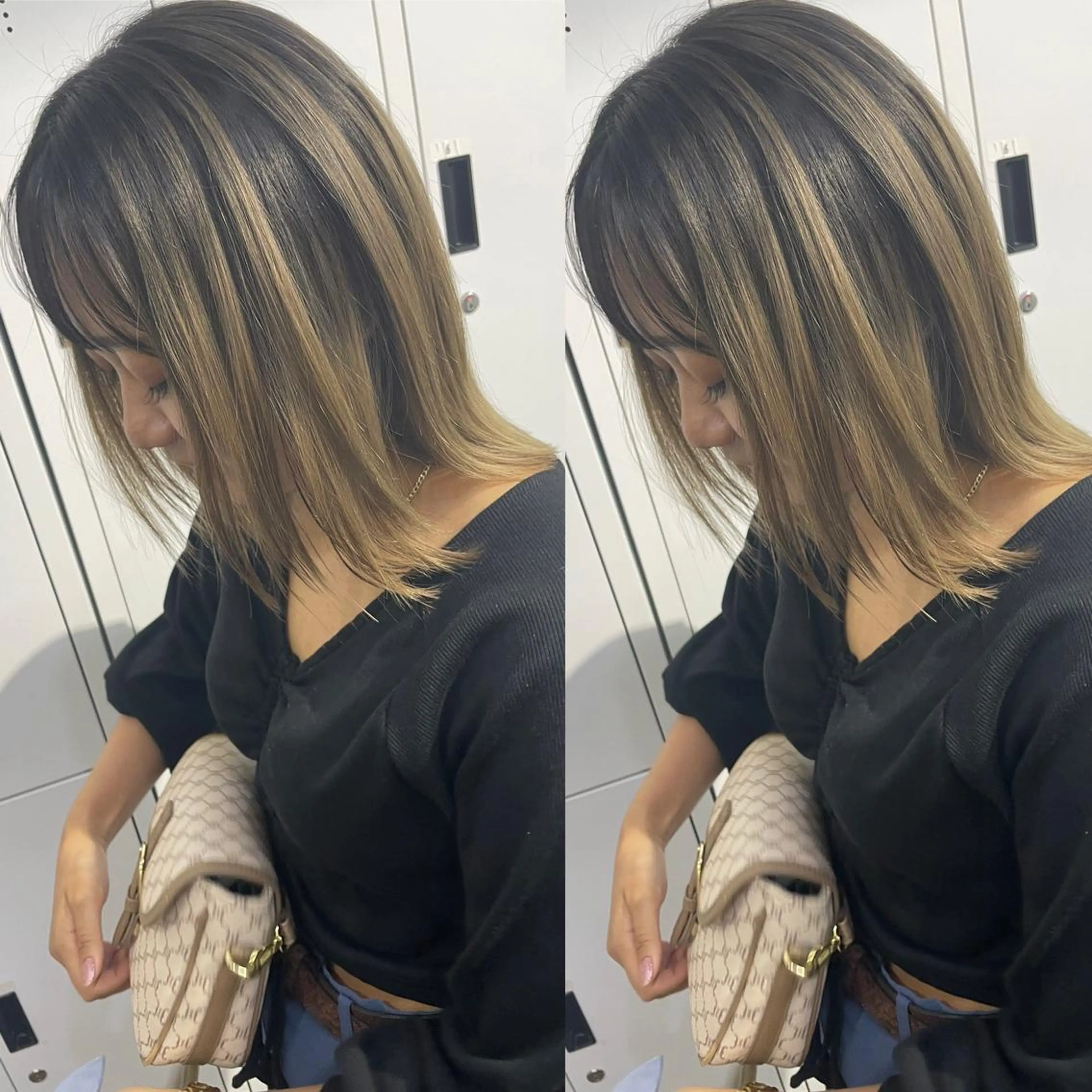 ショート カラー ヒカ/外国人風 デザインカラーのヘアスタイル