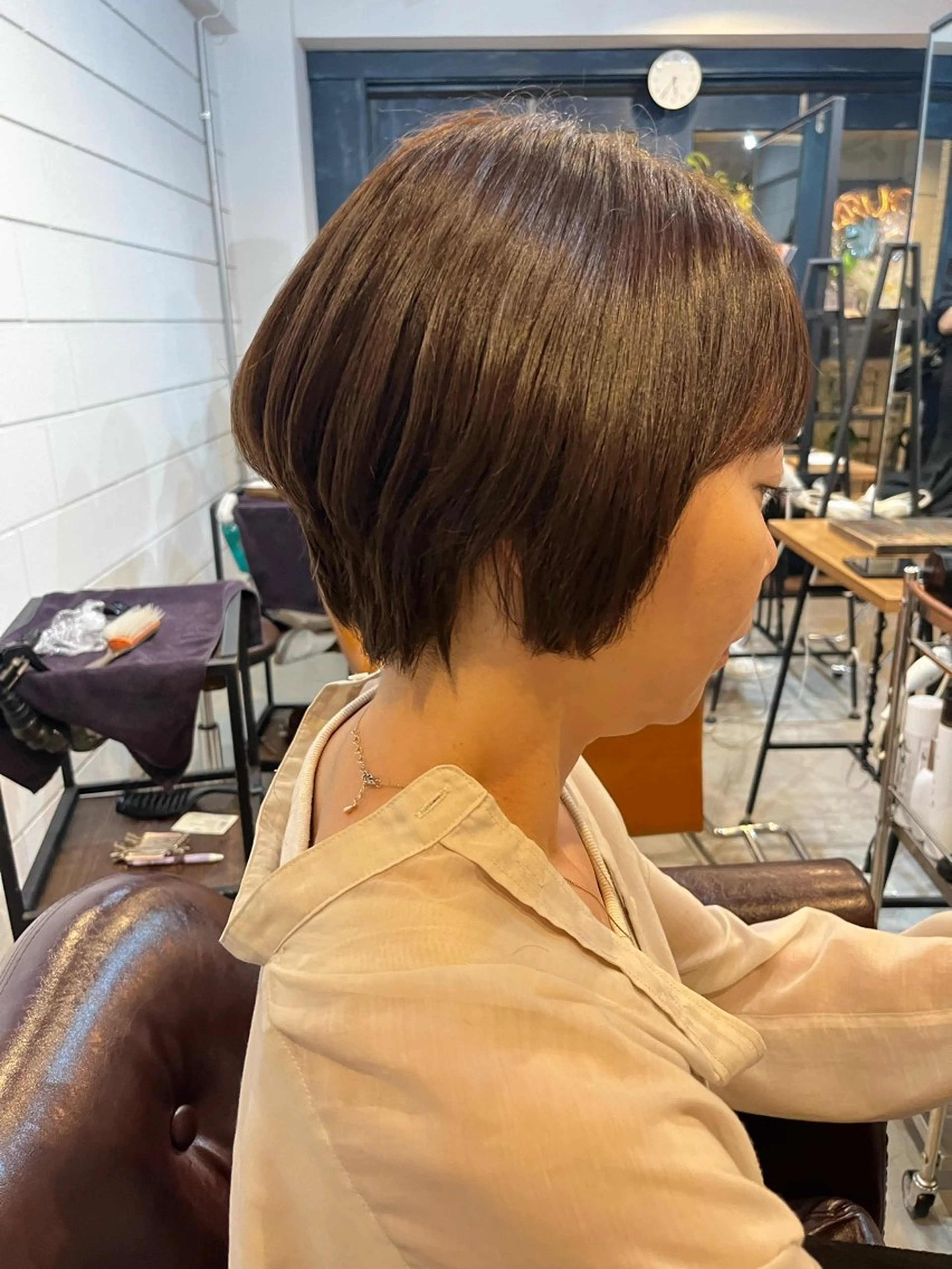 ショート カット 小沼采唯👧🏼 海好きオヌちゃんのヘアスタイル