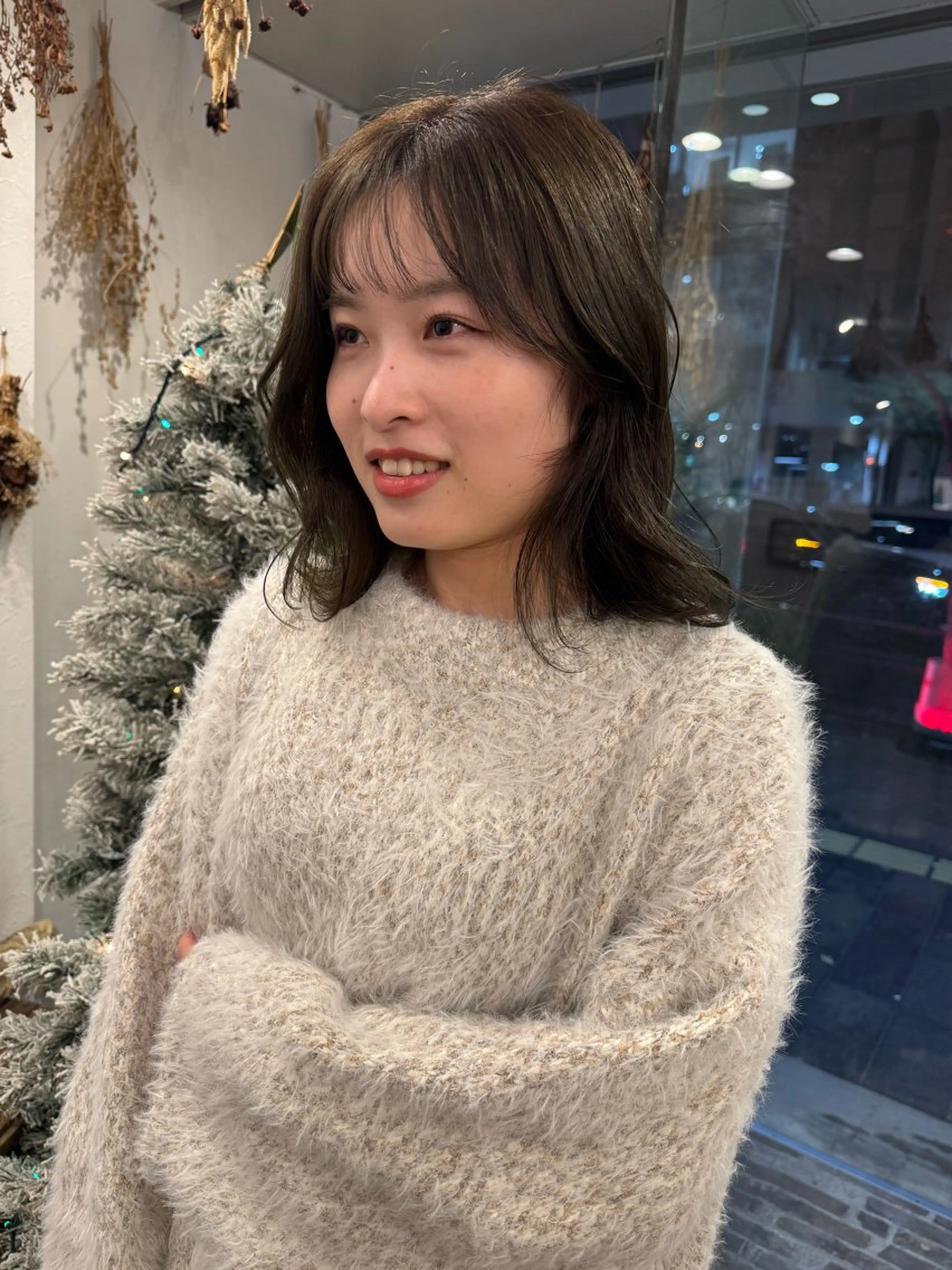 ミディアム カラー ブリーチ 透明感カラー ブリーチなしカラー ヘアカラー m ā l o.🌷 サカモトマイコのヘアスタイル