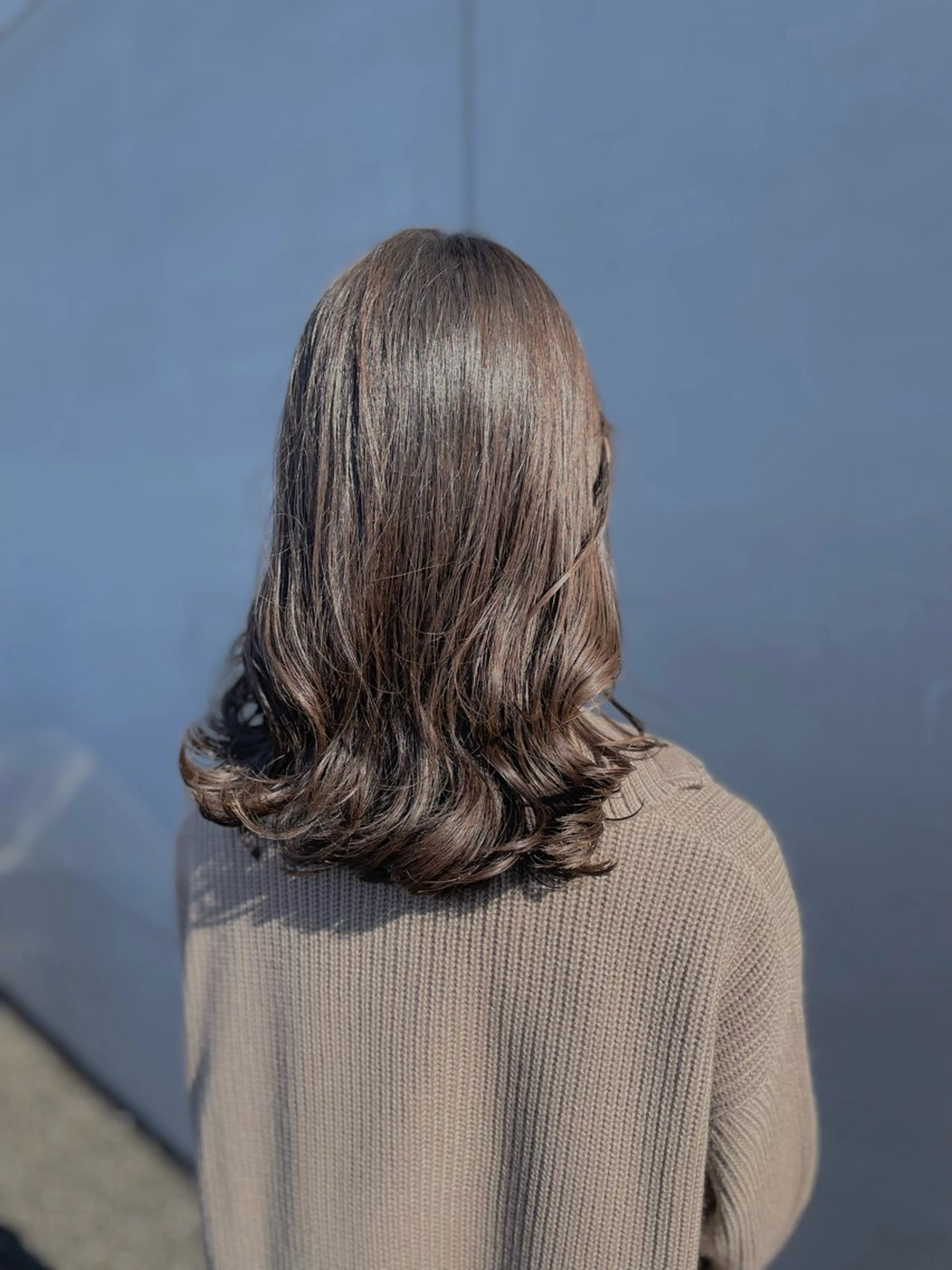 ミディアム パーマ カット パーマ 山本  弦生のヘアスタイル