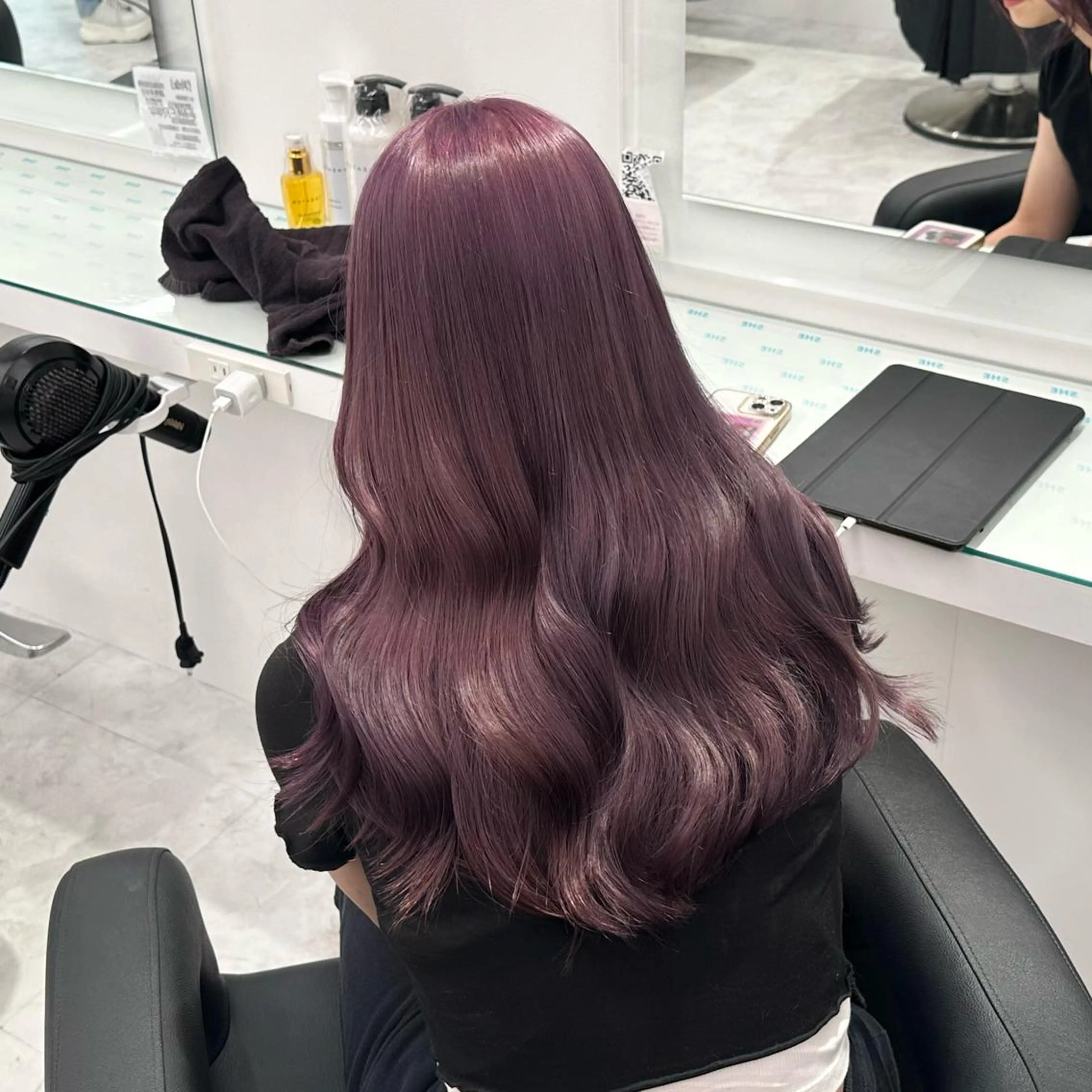 カラー マンツーマン/原宿/ 透明感カラー⭐️のヘアスタイル