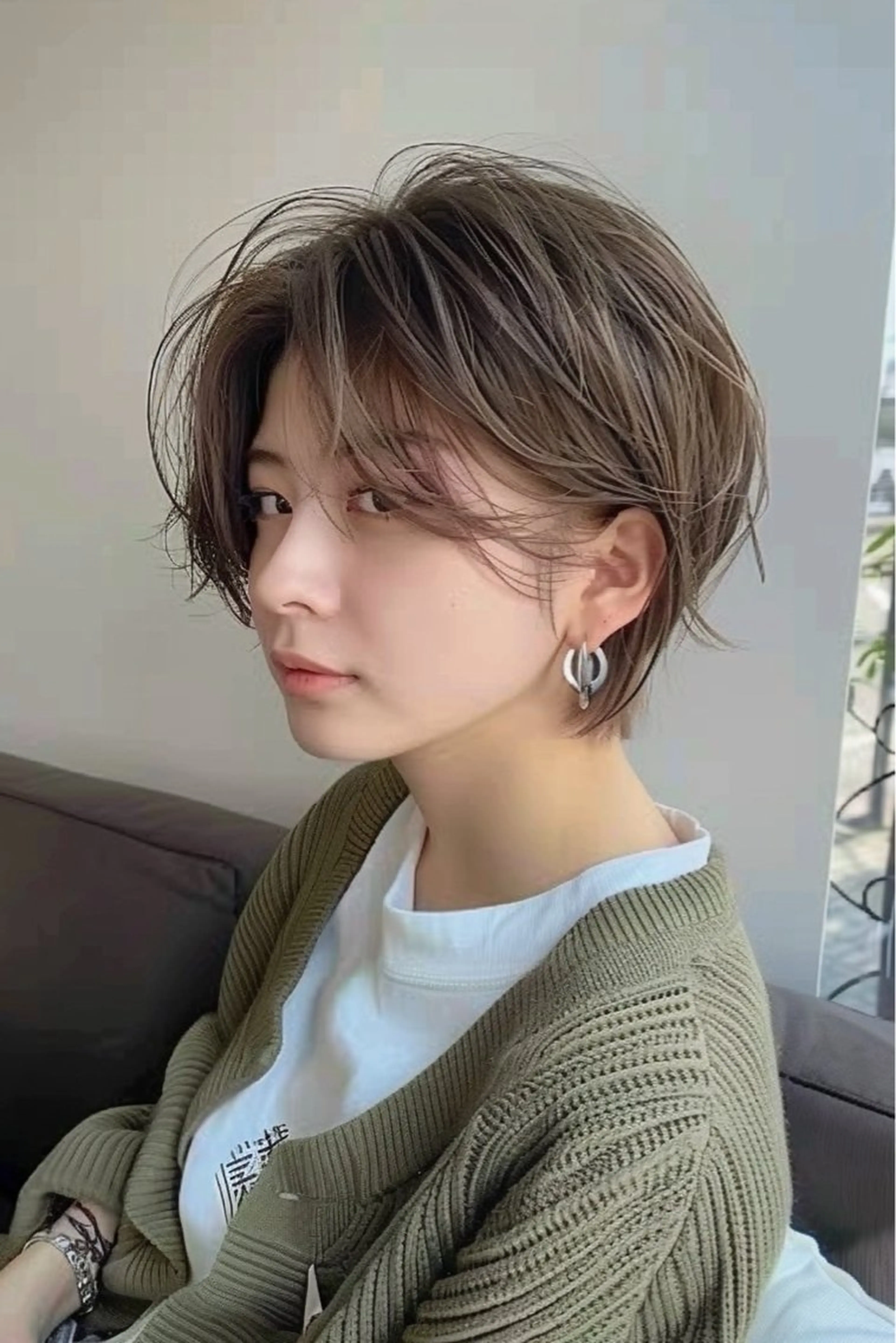 ショート カット ヘアカラー トリートメント 似合わせ× トレンド/YUTOのヘアスタイル