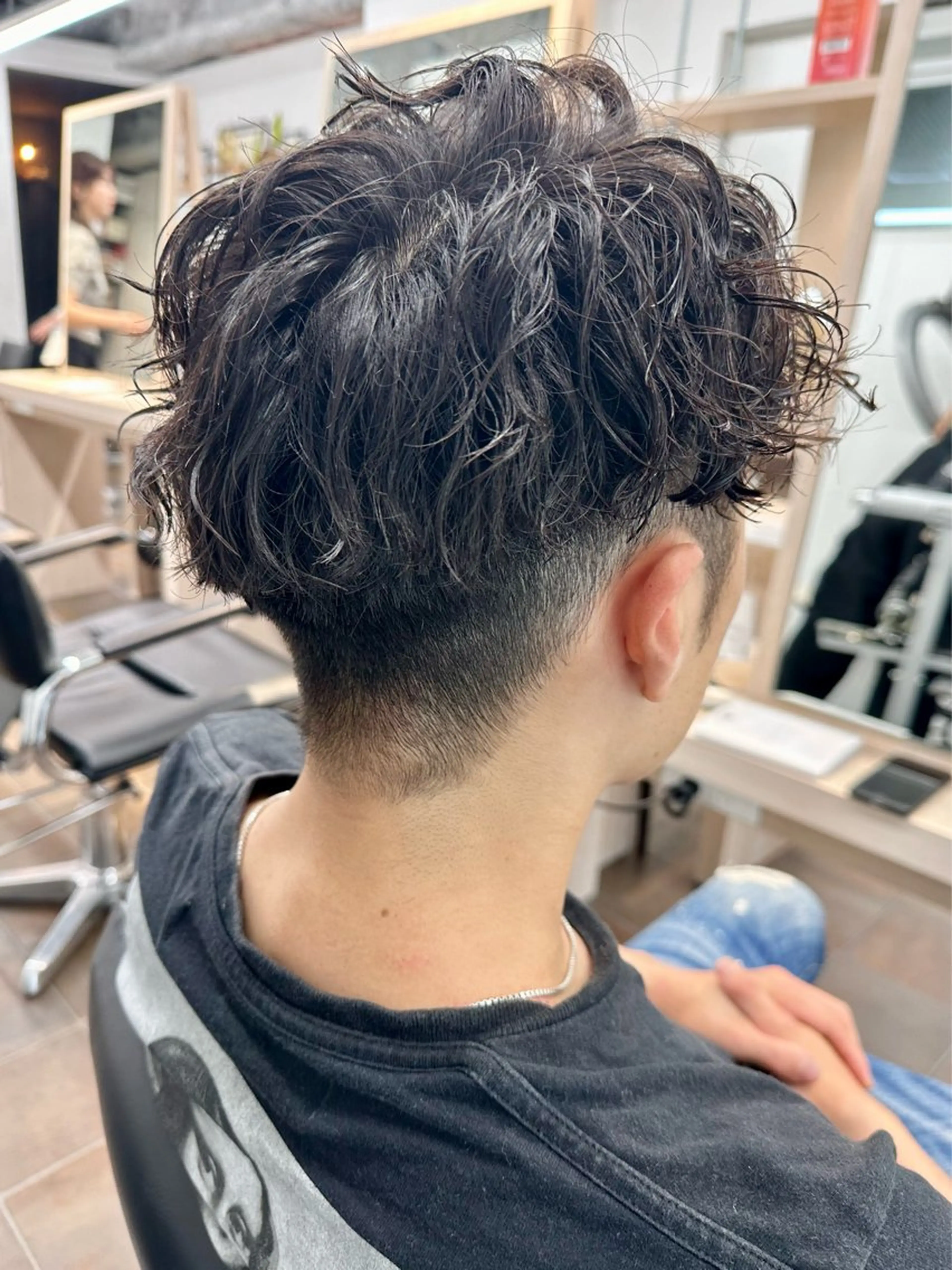ショート パーマ メンズ カット パーマ 奥東巧真 /パーマスタイル✨のヘアスタイル
