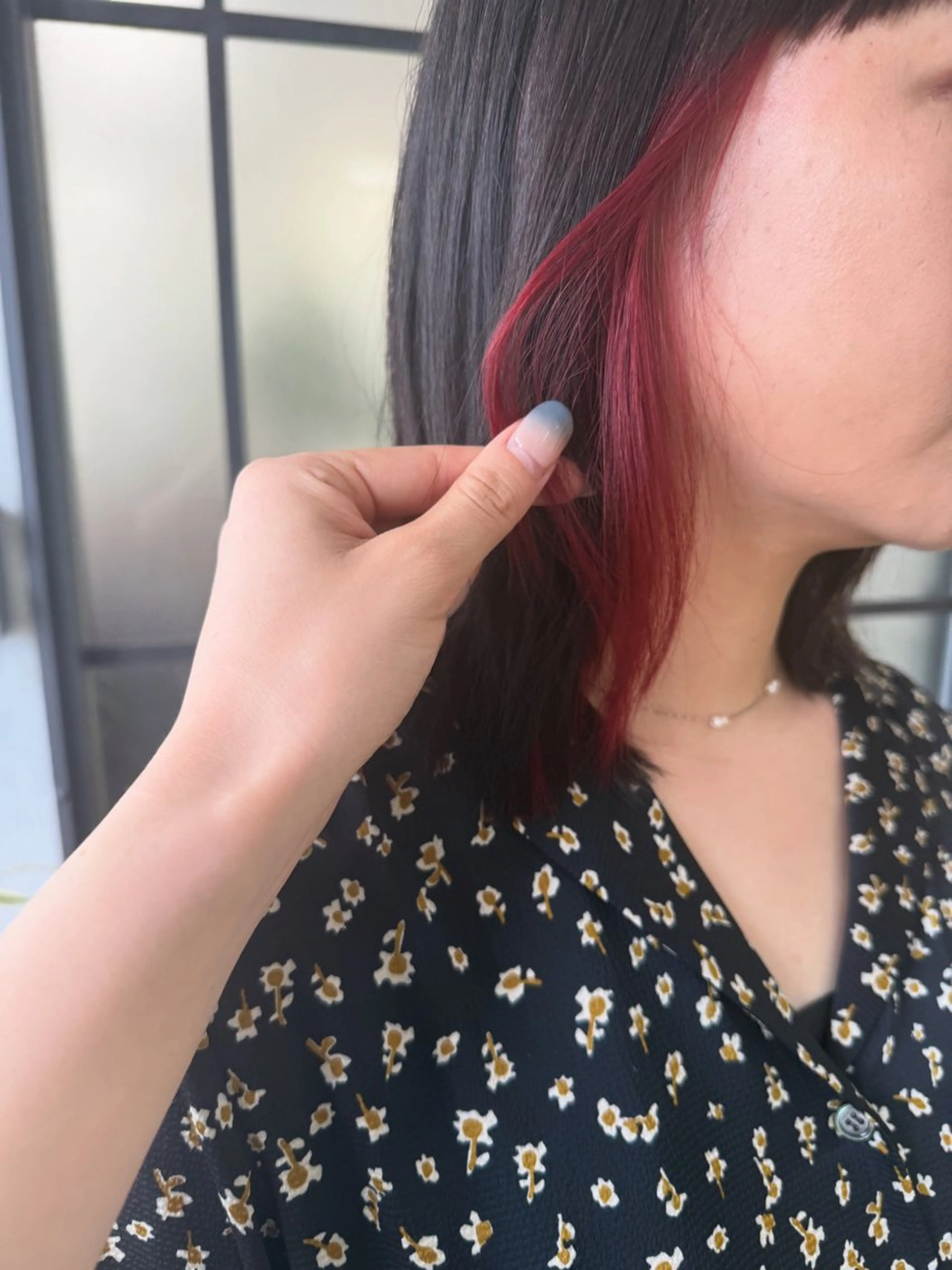 ミディアム カット ヘアカラー ヤマダレナ/個室/ 透明感艶カラー😽✨のヘアスタイル