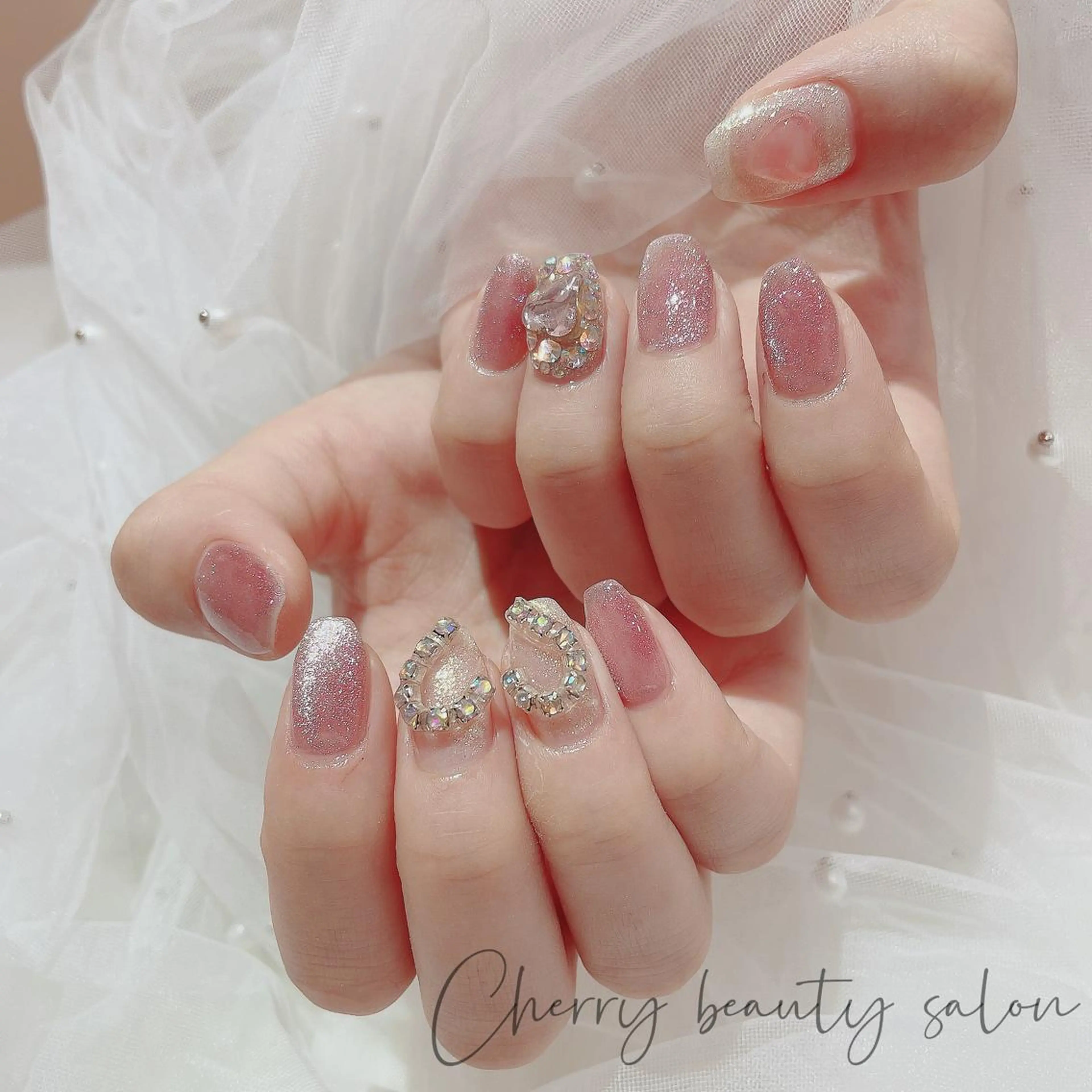 ネイル ハンドネイル ハンドケア SAKURA 🍒のネイルデザイン