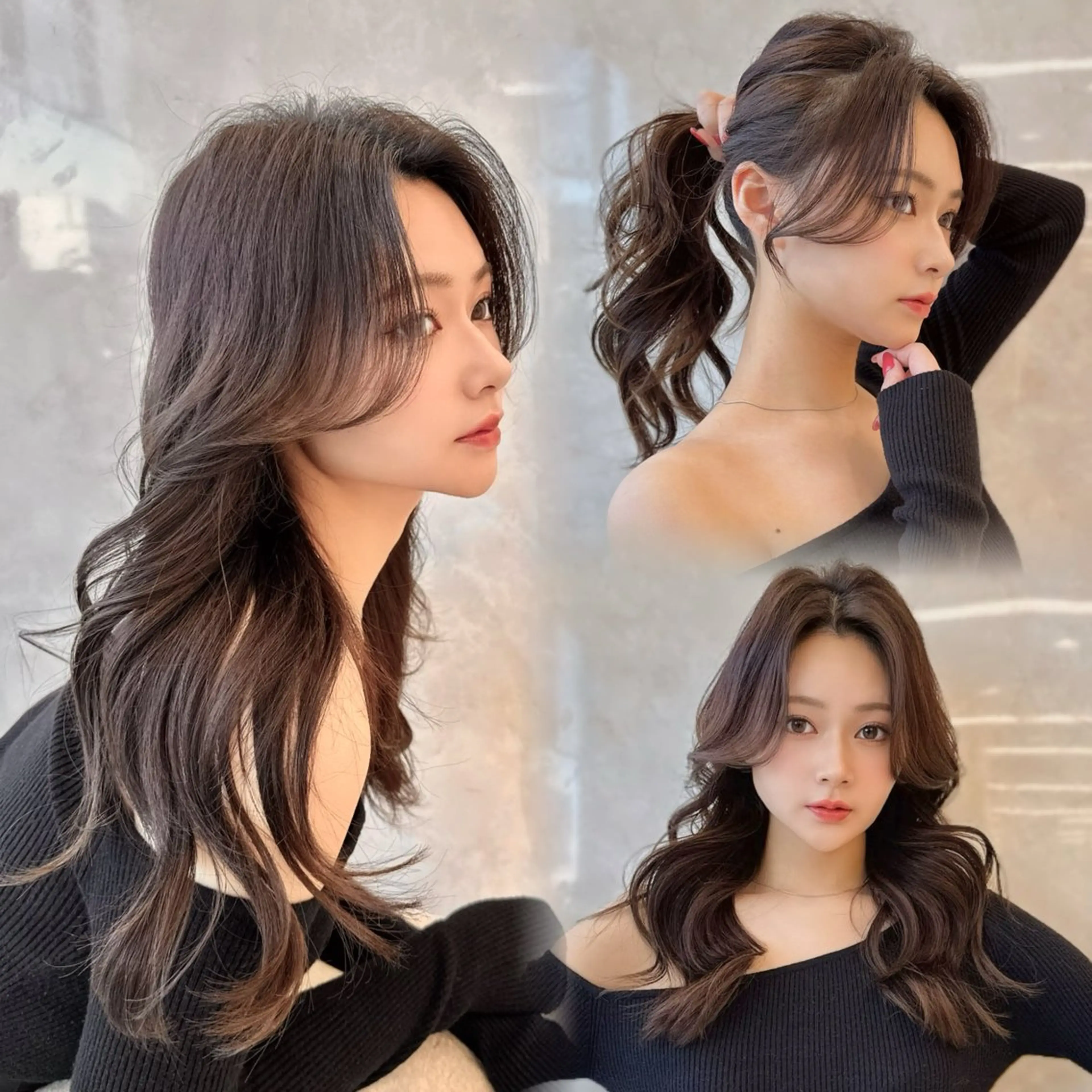 ロング カラー MAEUL luna所属・前髪顔周り/レイヤー 韓国/桔川恒のヘアスタイル