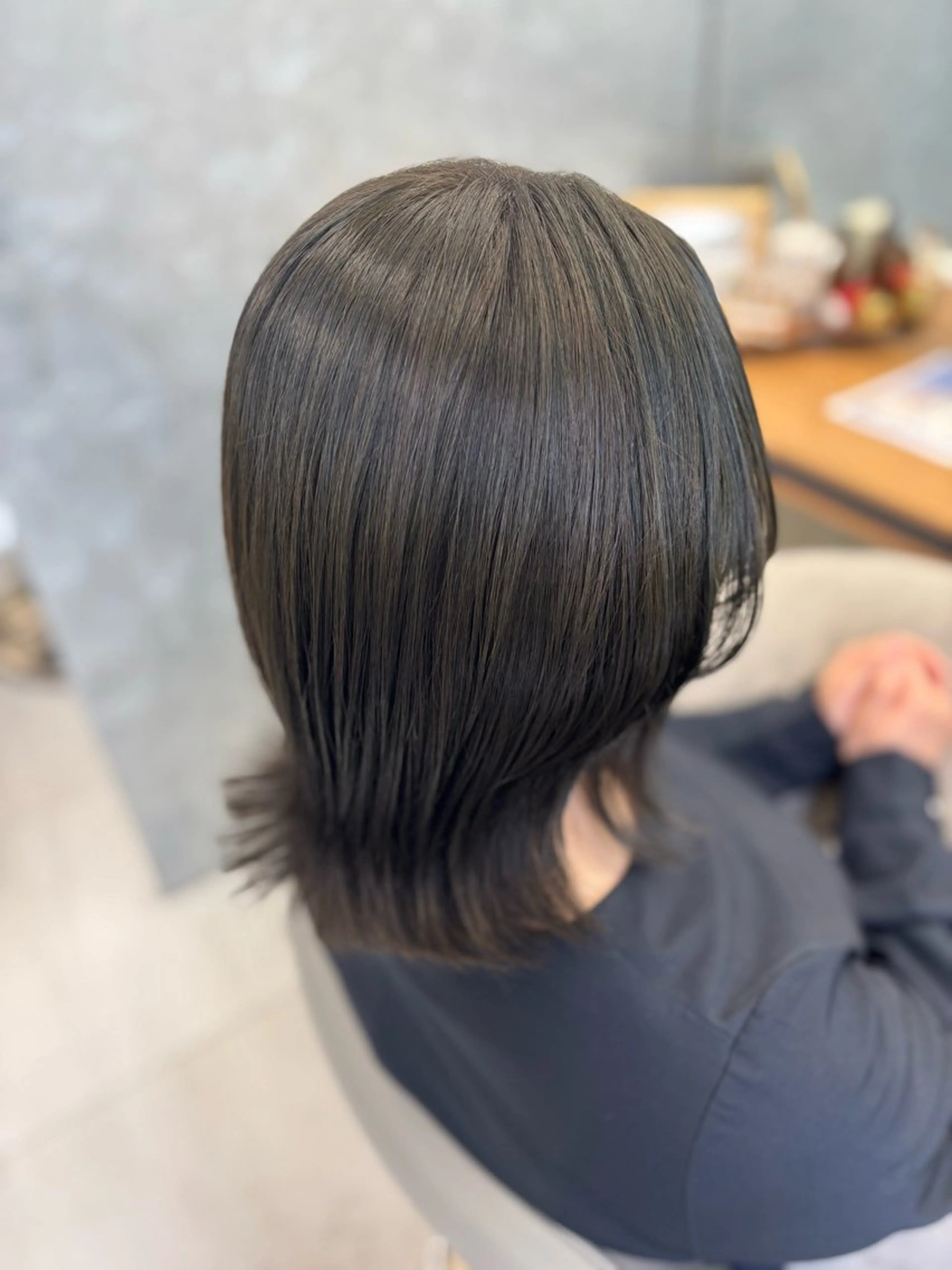 ミディアム ヘアカラー 🌷BASSA池袋 🌷ミネモモ🍑🤍のヘアスタイル