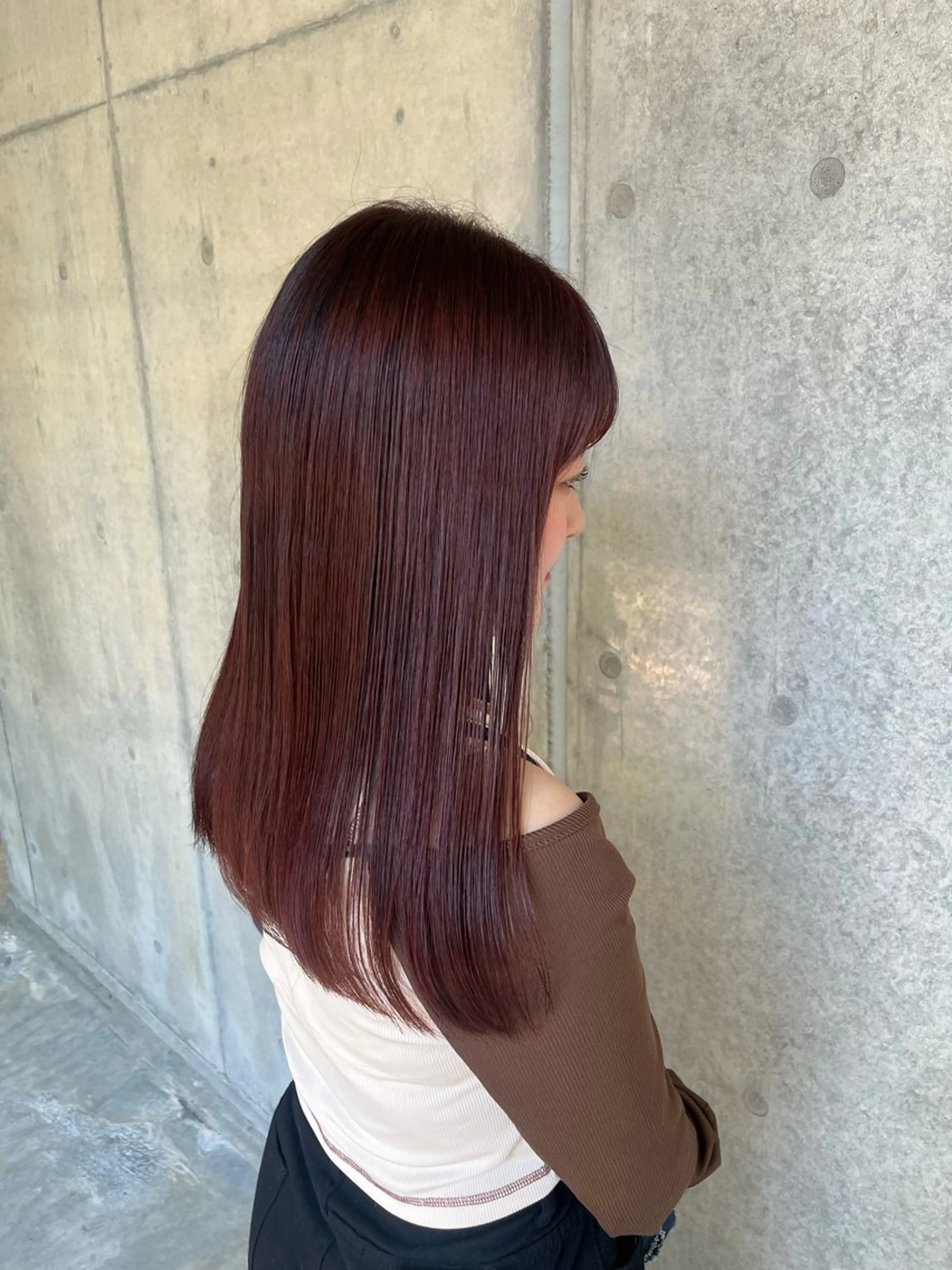 カラー ヘアカラー 松原 歩のヘアスタイル