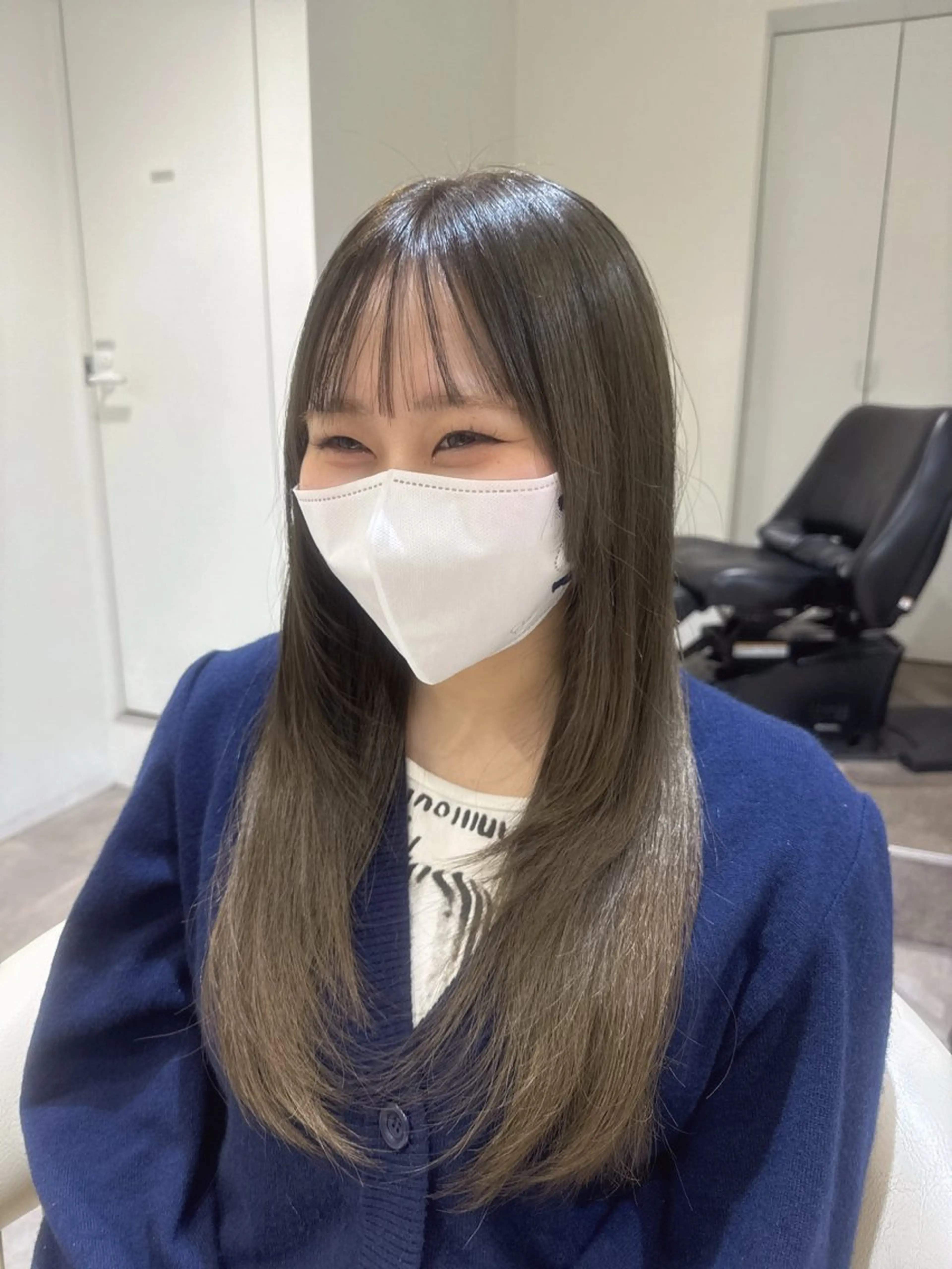 ロング カラー 透明感カラー グレージュ カーキグレージュ ハッシュカット 髪質改善 カット ヘアカラー トリートメント 💎透明感カラー特化 💎TAISEIのヘアスタイル