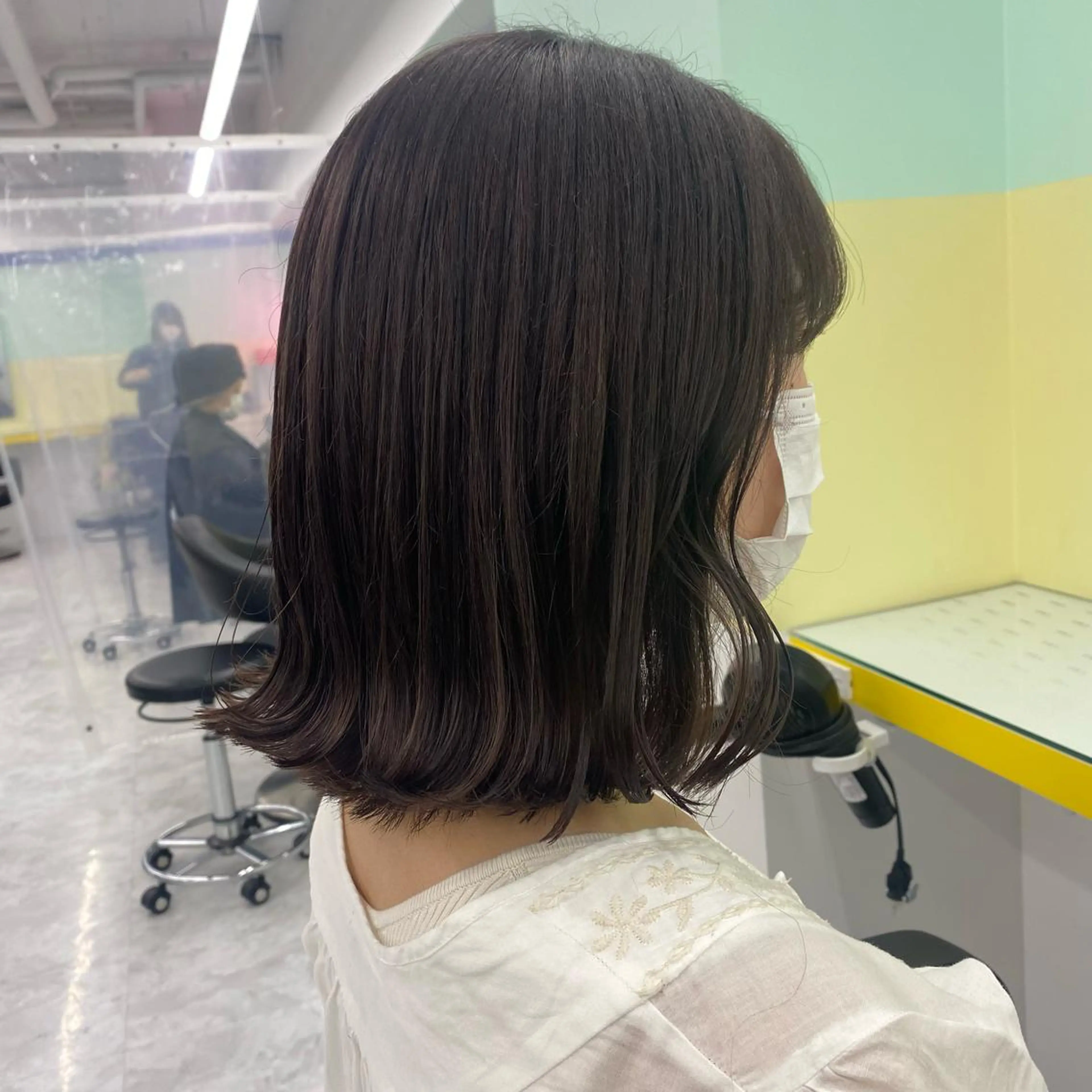 セミロング カラー ヘアアレンジ カット ヘアカラー GOTODAY shair salon 横浜mare店所属・透明感抜群カラー mai🍑♡のヘアスタイル