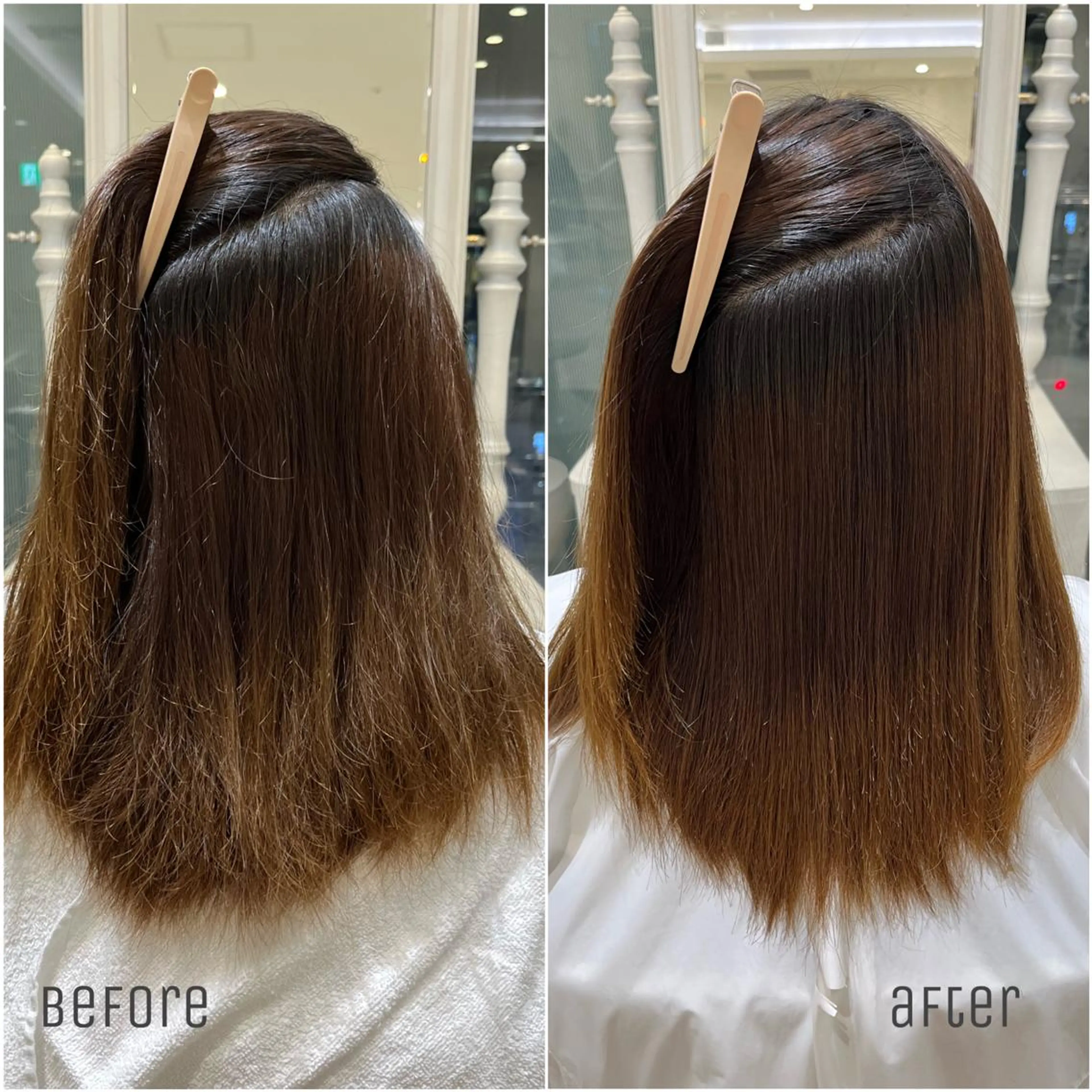 セミロング 透明感カラー 🪡ｷﾀﾊﾗ　ｶﾅのヘアスタイル