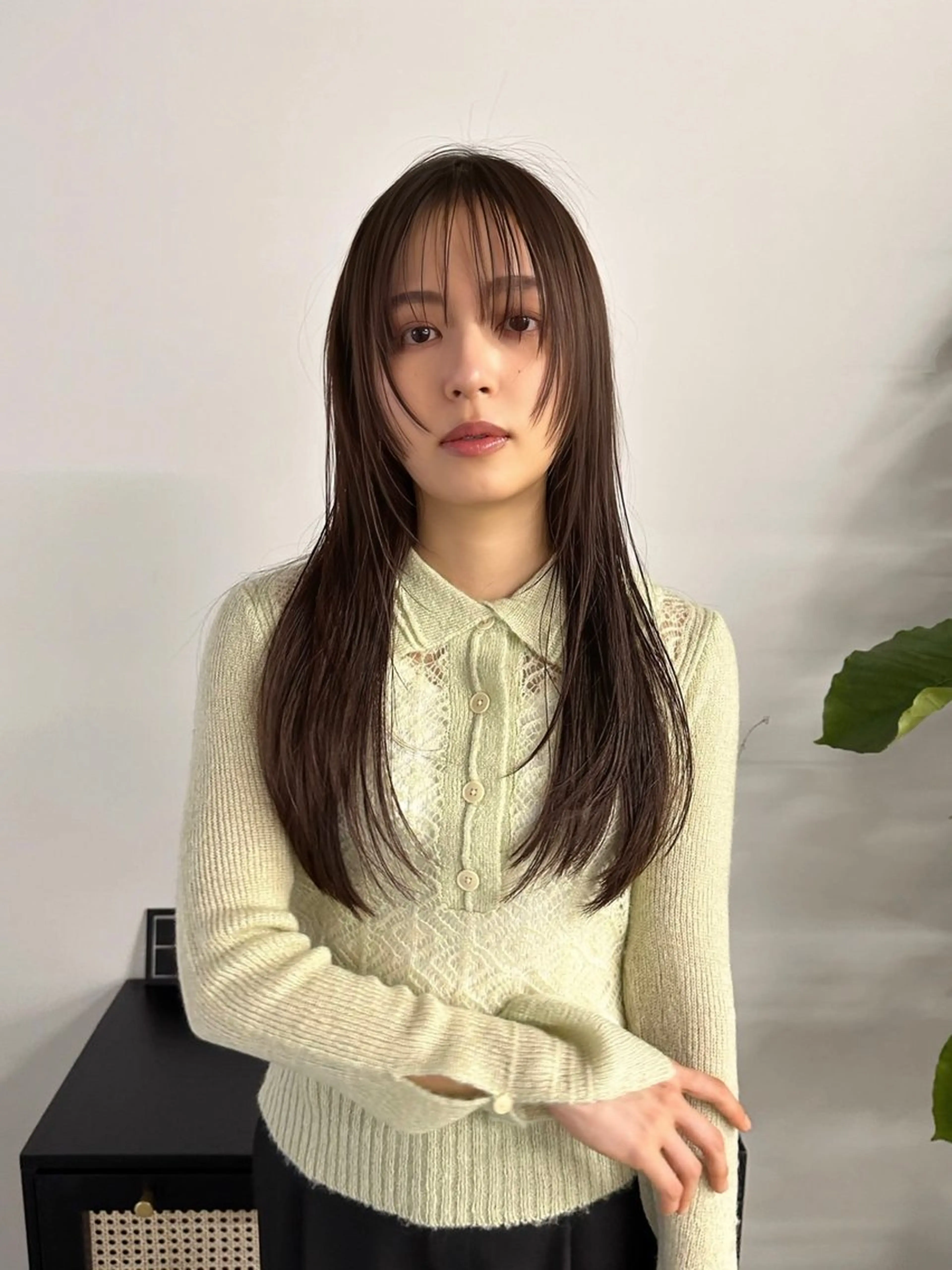 ロング カラー レイヤーカット LEANE THE TOKYO所属・レイヤーカット無料/ 青山/荒谷進介のヘアスタイル