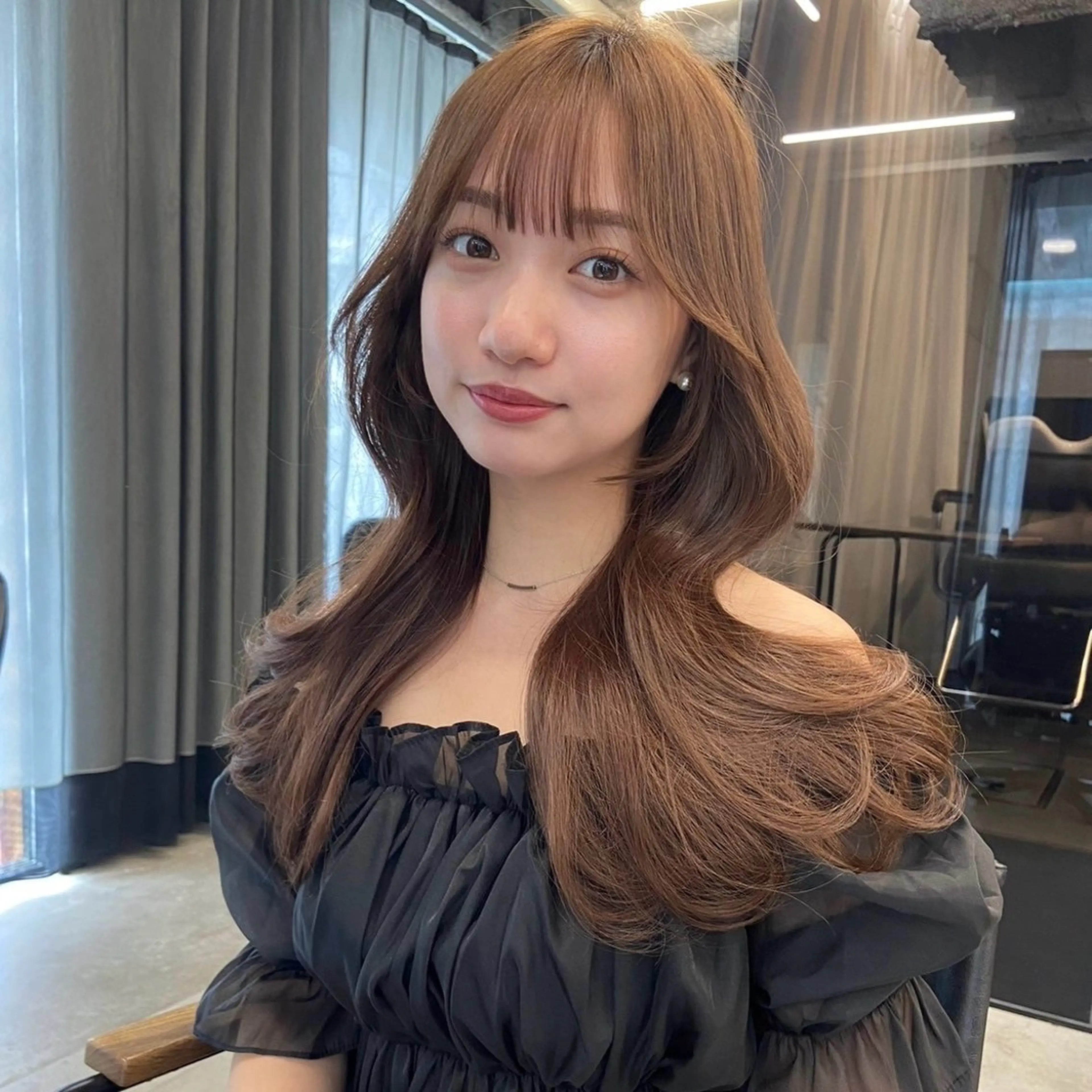 ロング カラー ブリーチ ケアブリーチ ダブルカラー インナーカラー くびれヘア IVY所属・髪質改善/韓国ヘア 顔まわり特化yutoのヘアスタイル