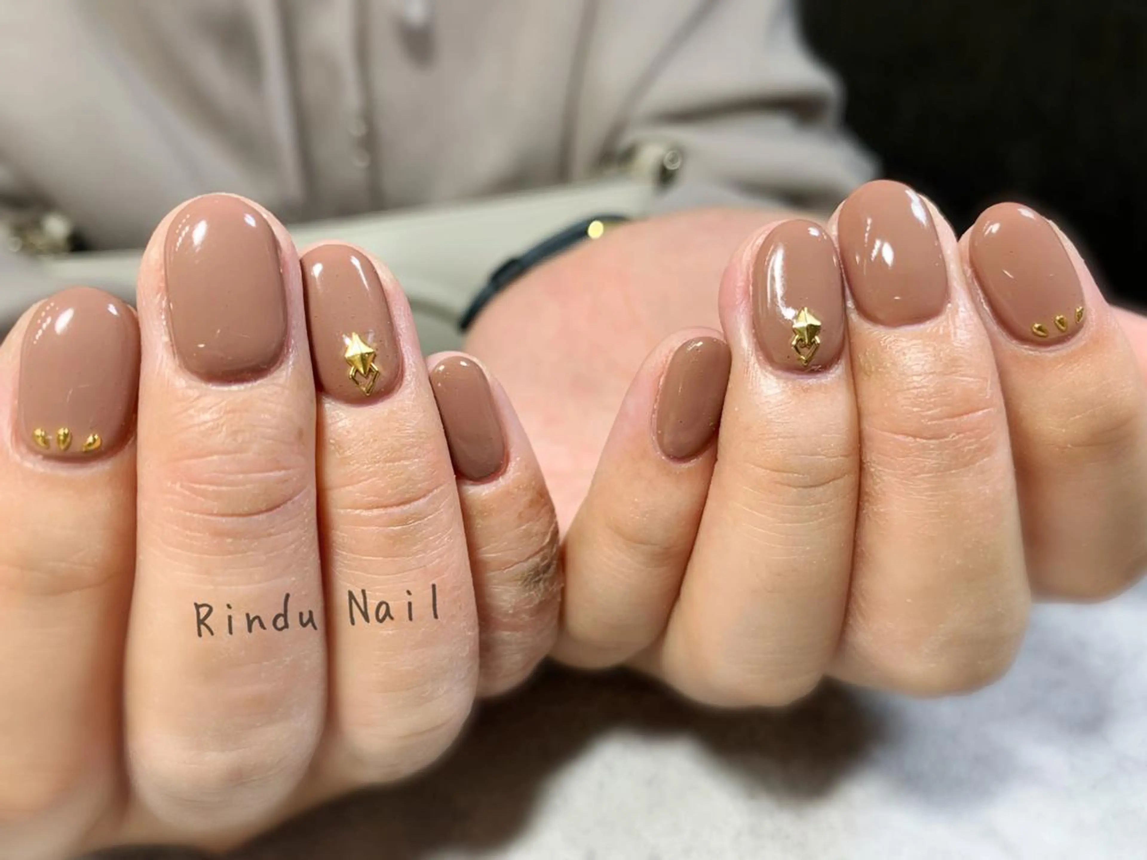 ネイル ワンカラーネイル Rindu Nail 名駅miniのネイルデザイン