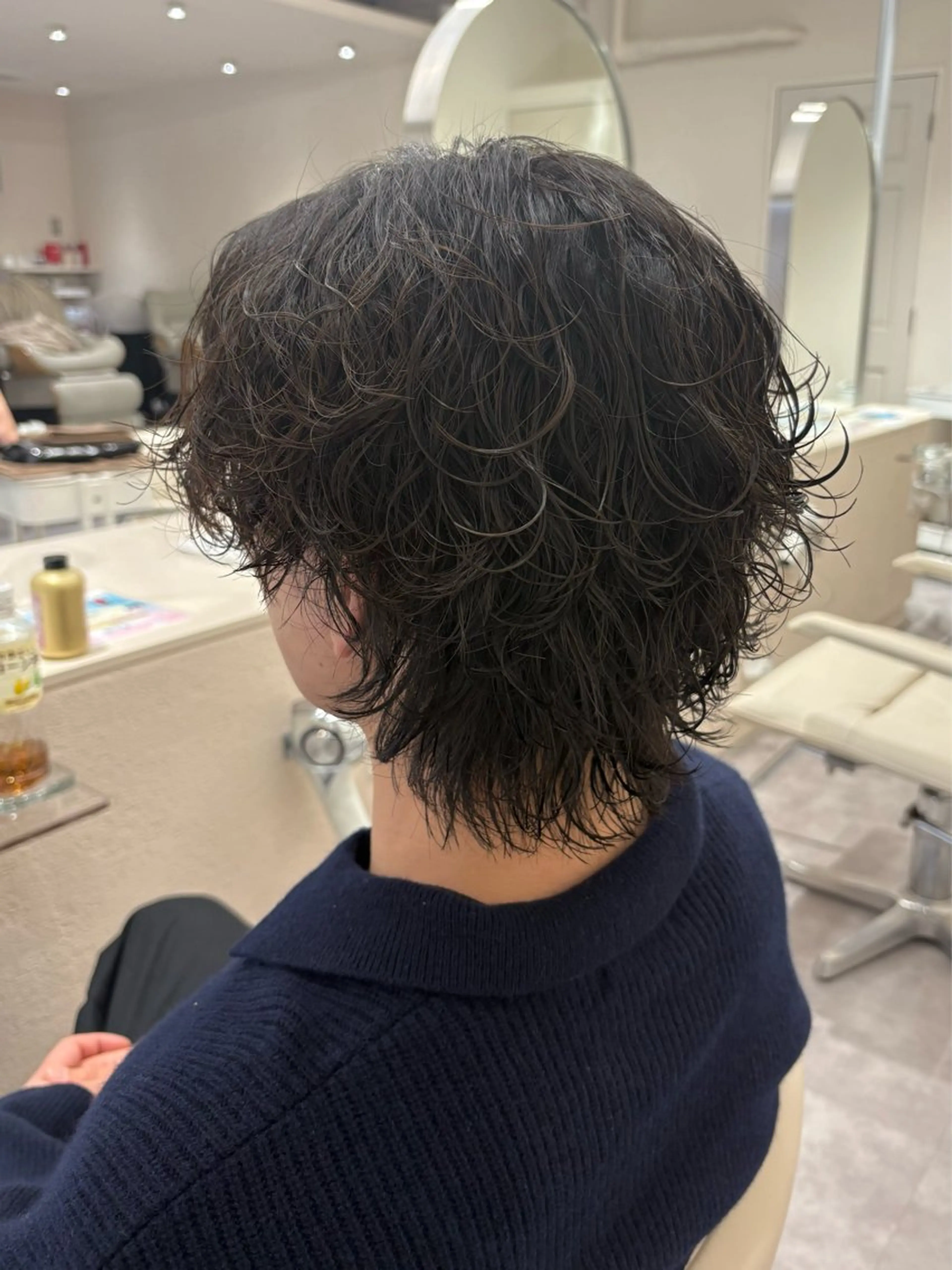 カラー メンズ カット パーマ 増渕 駿介のヘアスタイル