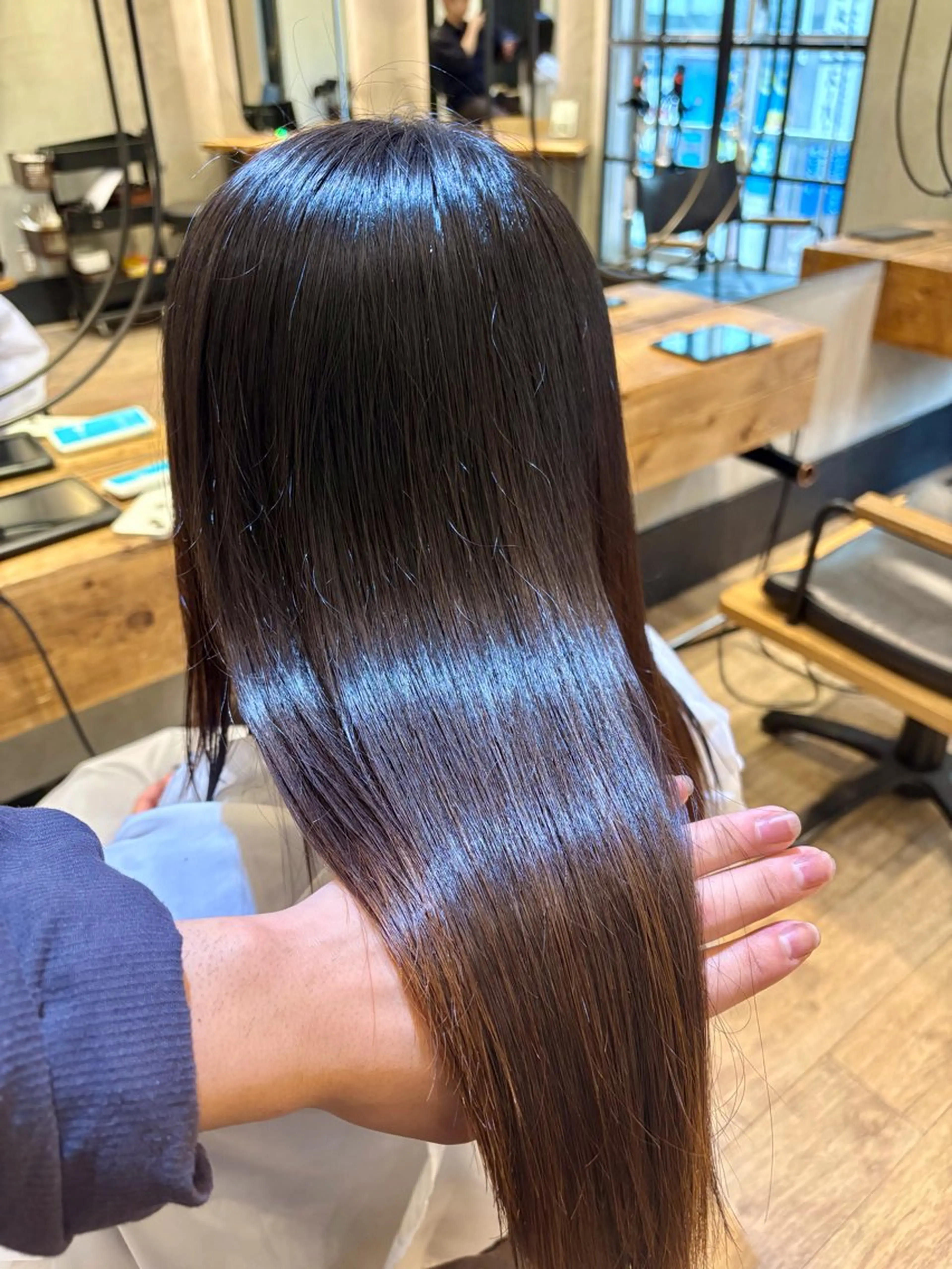 セミロング 髪質改善 縮毛矯正 新宿/カット/ 縮毛矯正/かずまのヘアスタイル