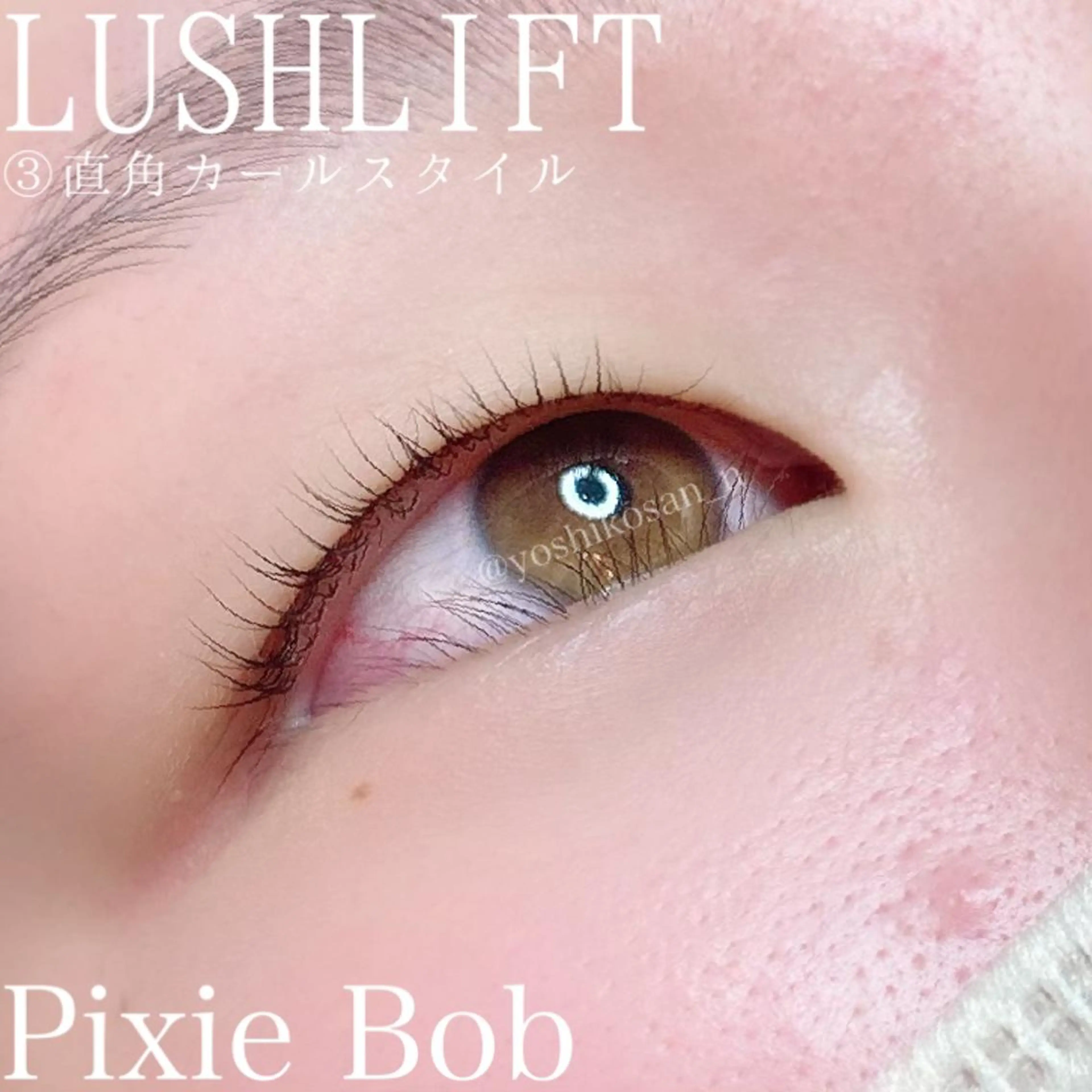 マツエク・マツパ ナチュラル マツパ Pixie Bob 🐈‍⬛　位田のヘアスタイル