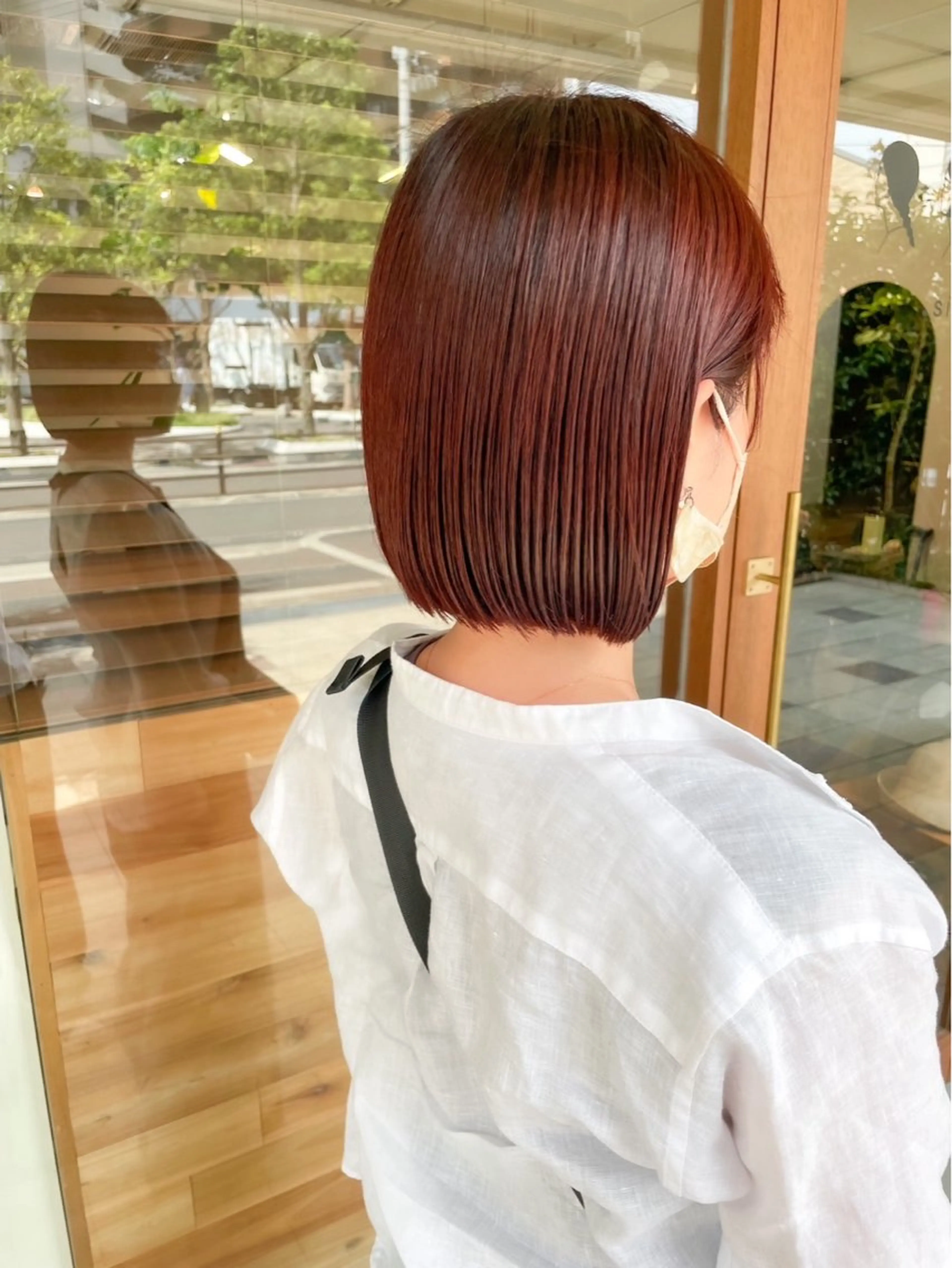 ミディアム カラー yohaku所属・ハイトーン美容師🫧 神崎 源のヘアスタイル