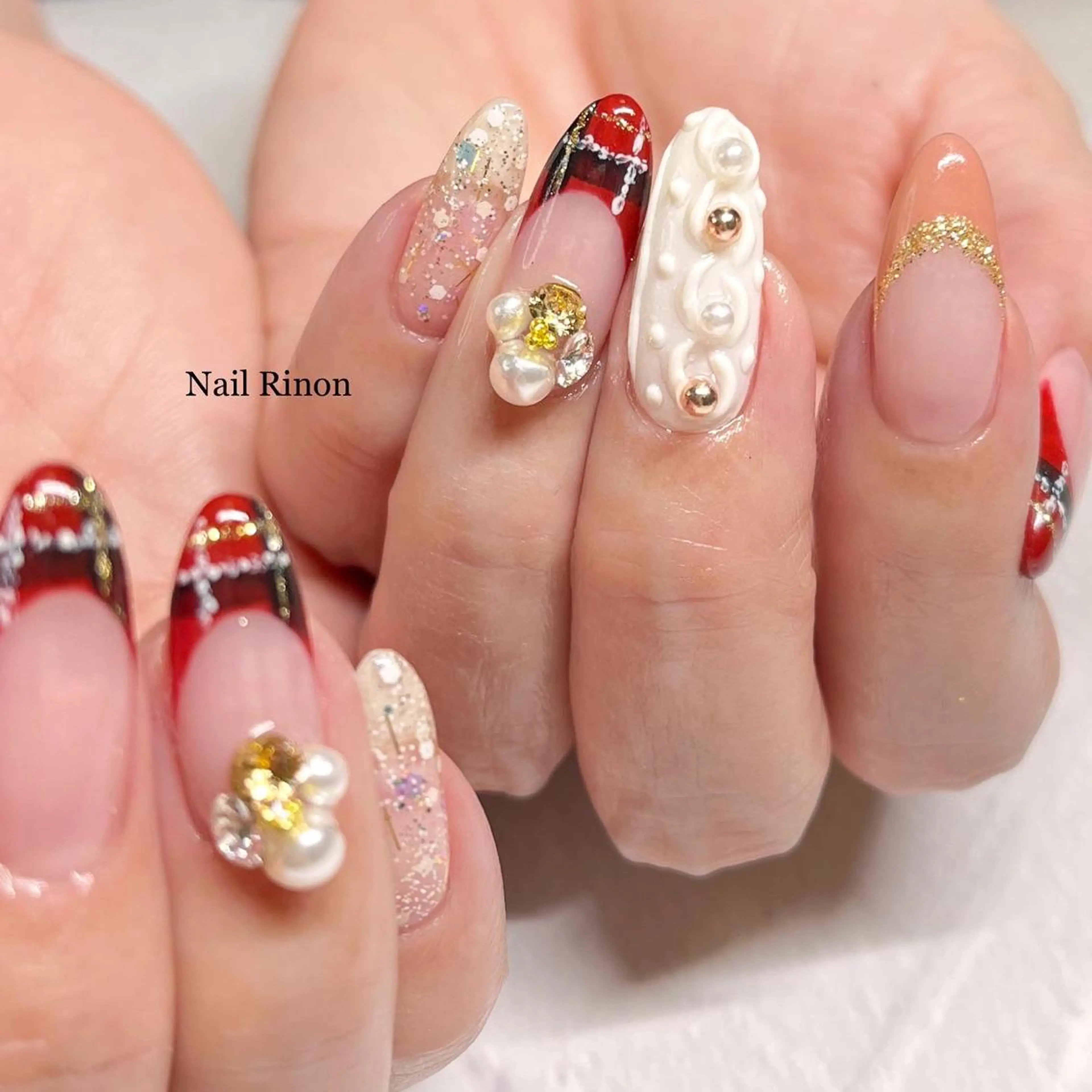 ネイル フレンチネイル 持ち込み ハンドネイル Nail Rinonのネイルデザイン