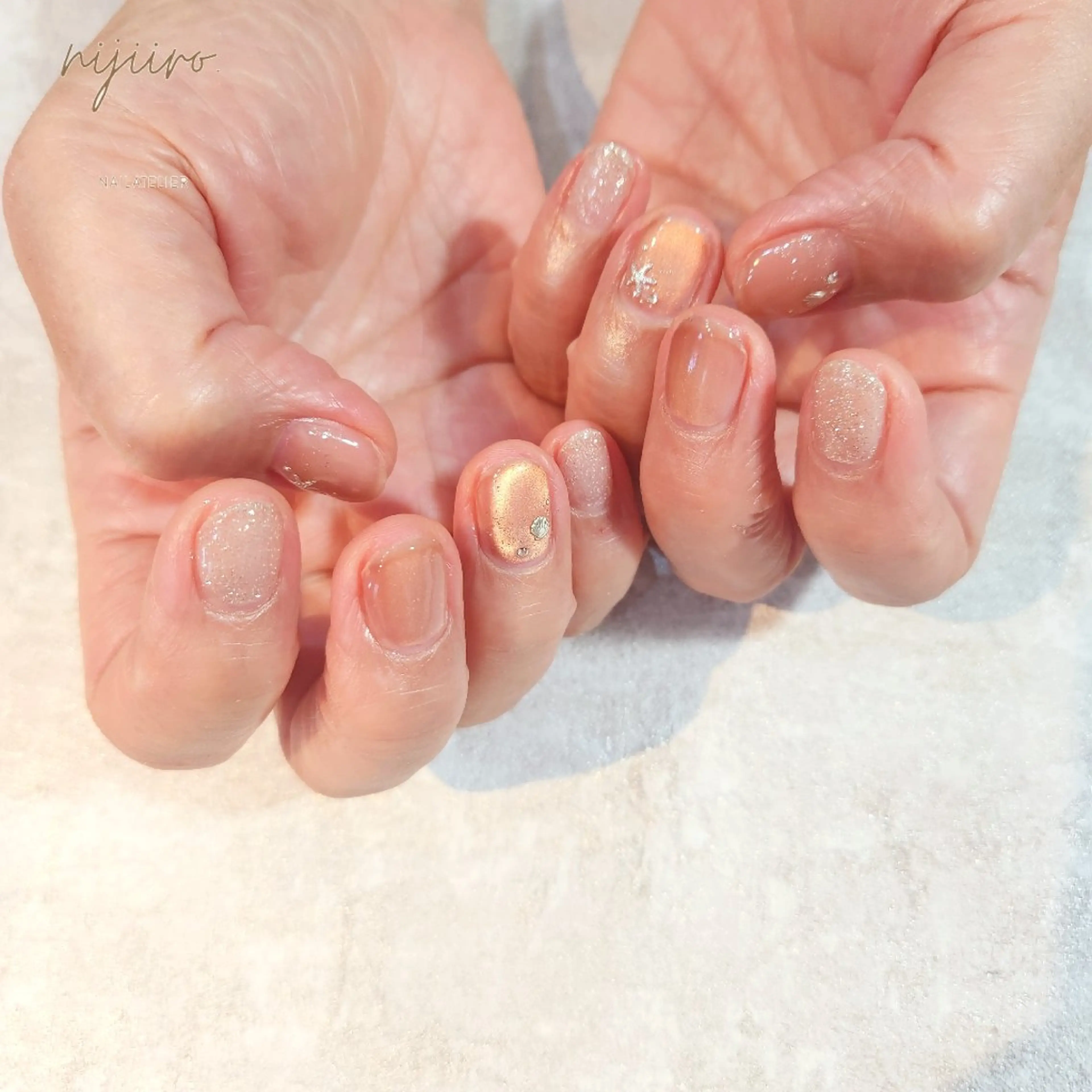 ネイル ハンドネイル nailatelier nijiiro.所属・nijiiro🌈 サトウのネイルデザイン