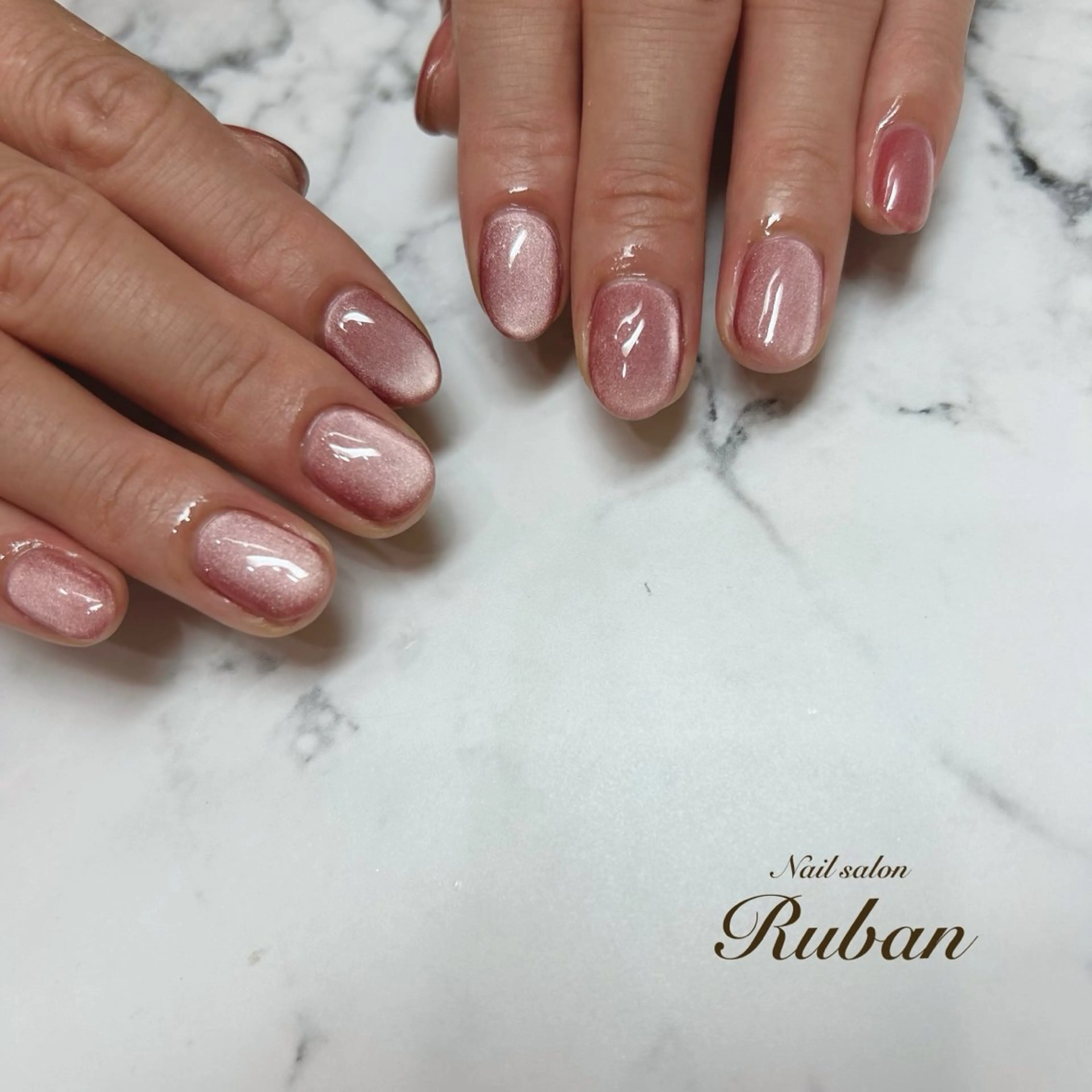 ネイル マグネットネイル ワンカラーネイル Nail salon Ruban所属・Nail salon Rubanのネイルデザイン