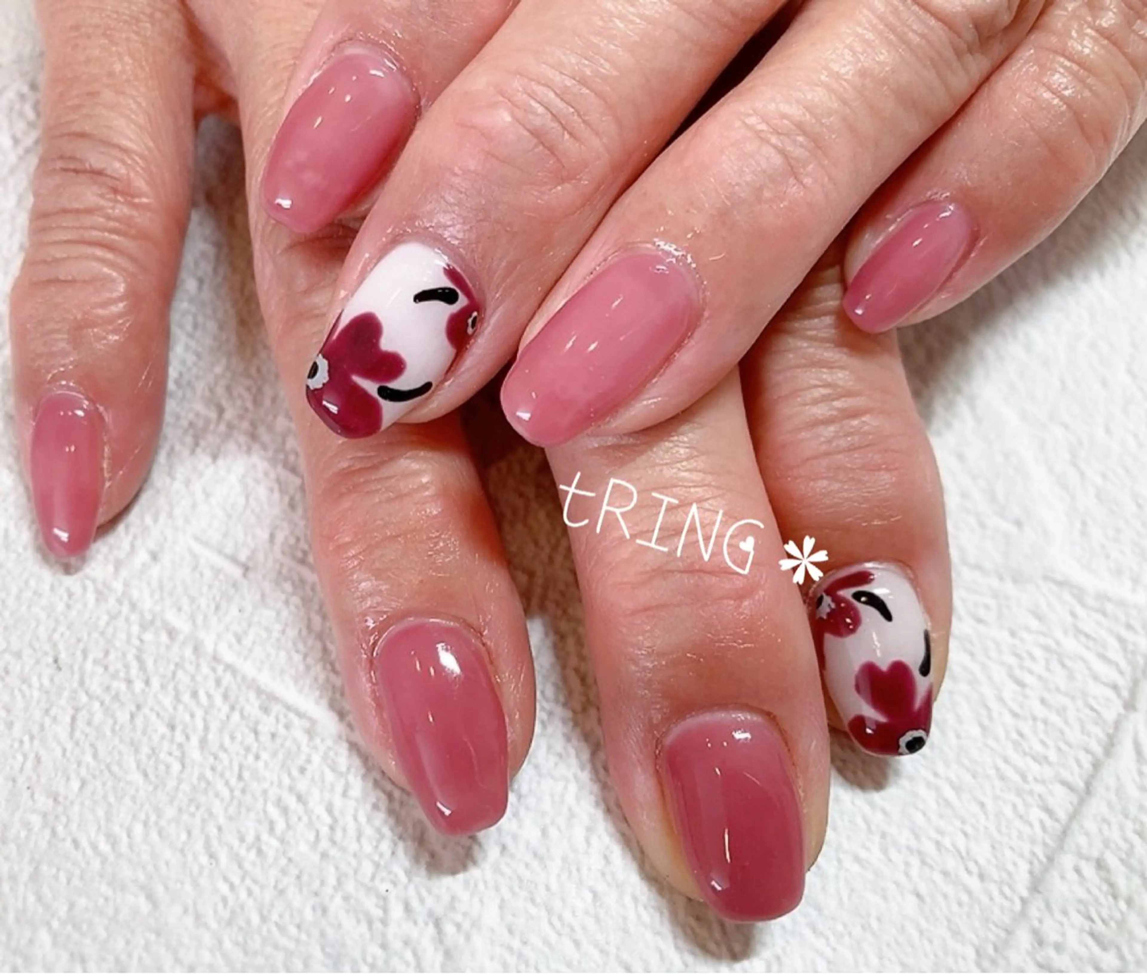 ネイル ハンドネイル tRING* しいの木台のネイルデザイン