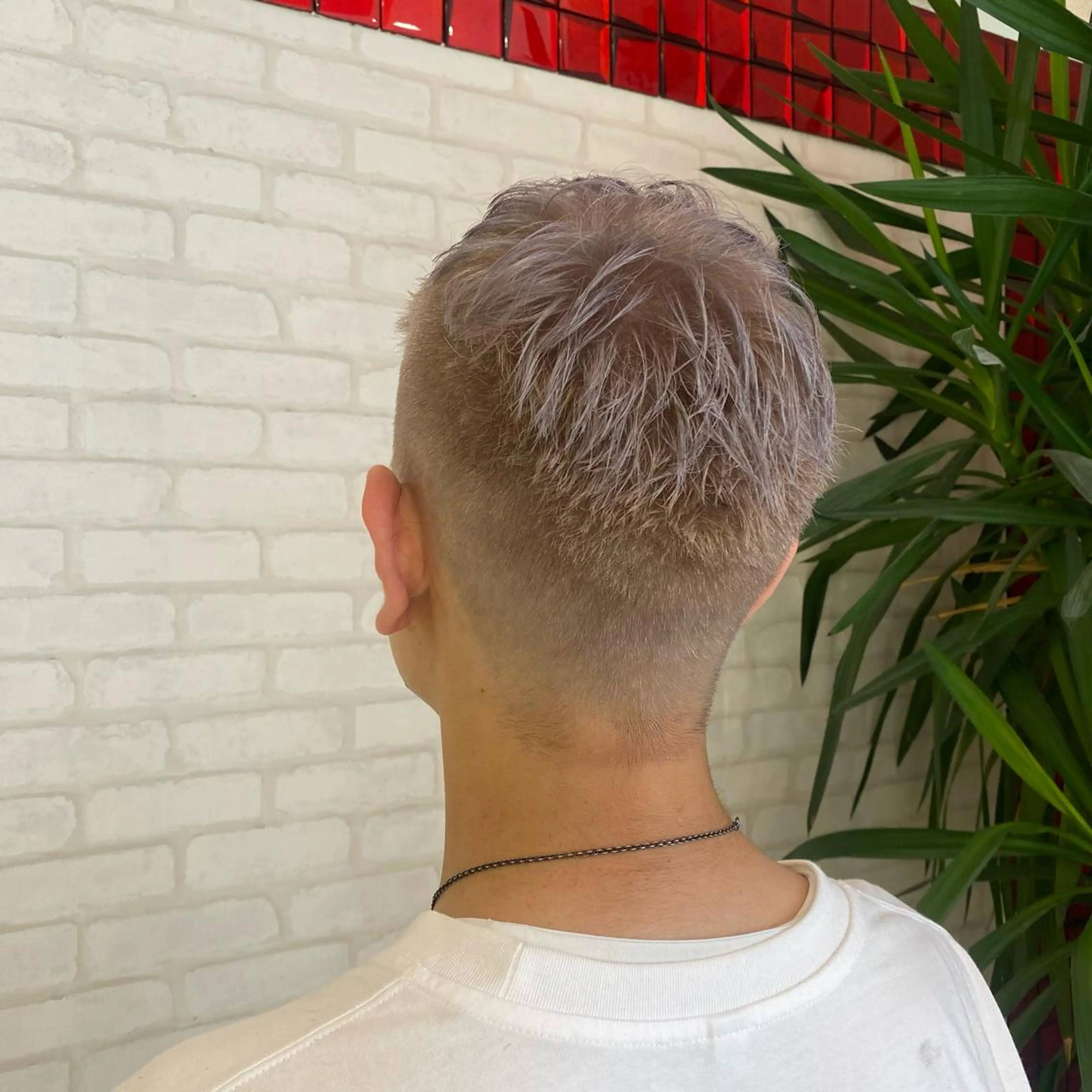 ショート カラー メンズ カット ヘアカラー トリートメント ノンダメージサロンBonheur銀座並木通り店所属・ULTOWA/銀座 ERIのヘアスタイル