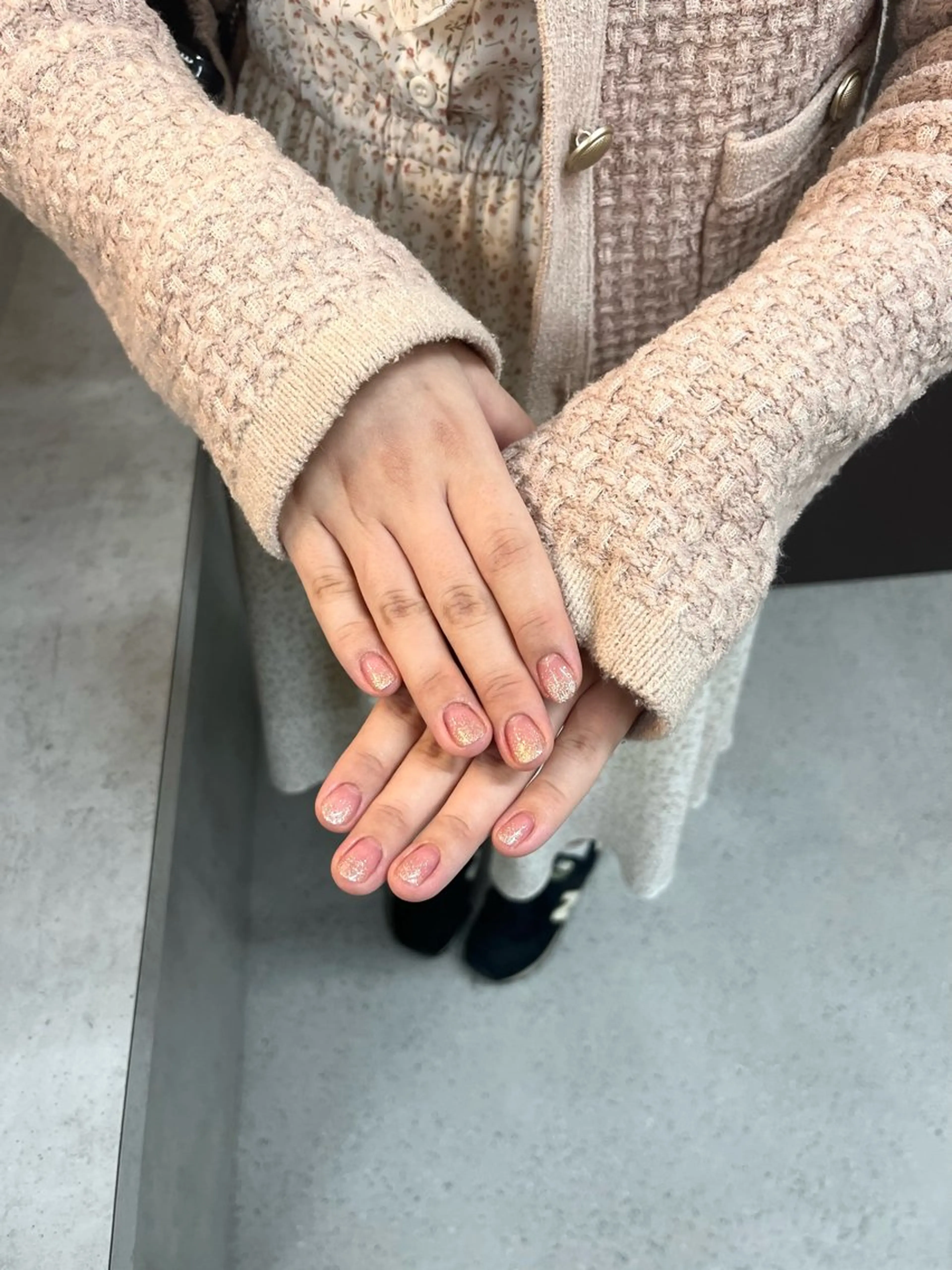 ハンド　ラメグラデーションの写真