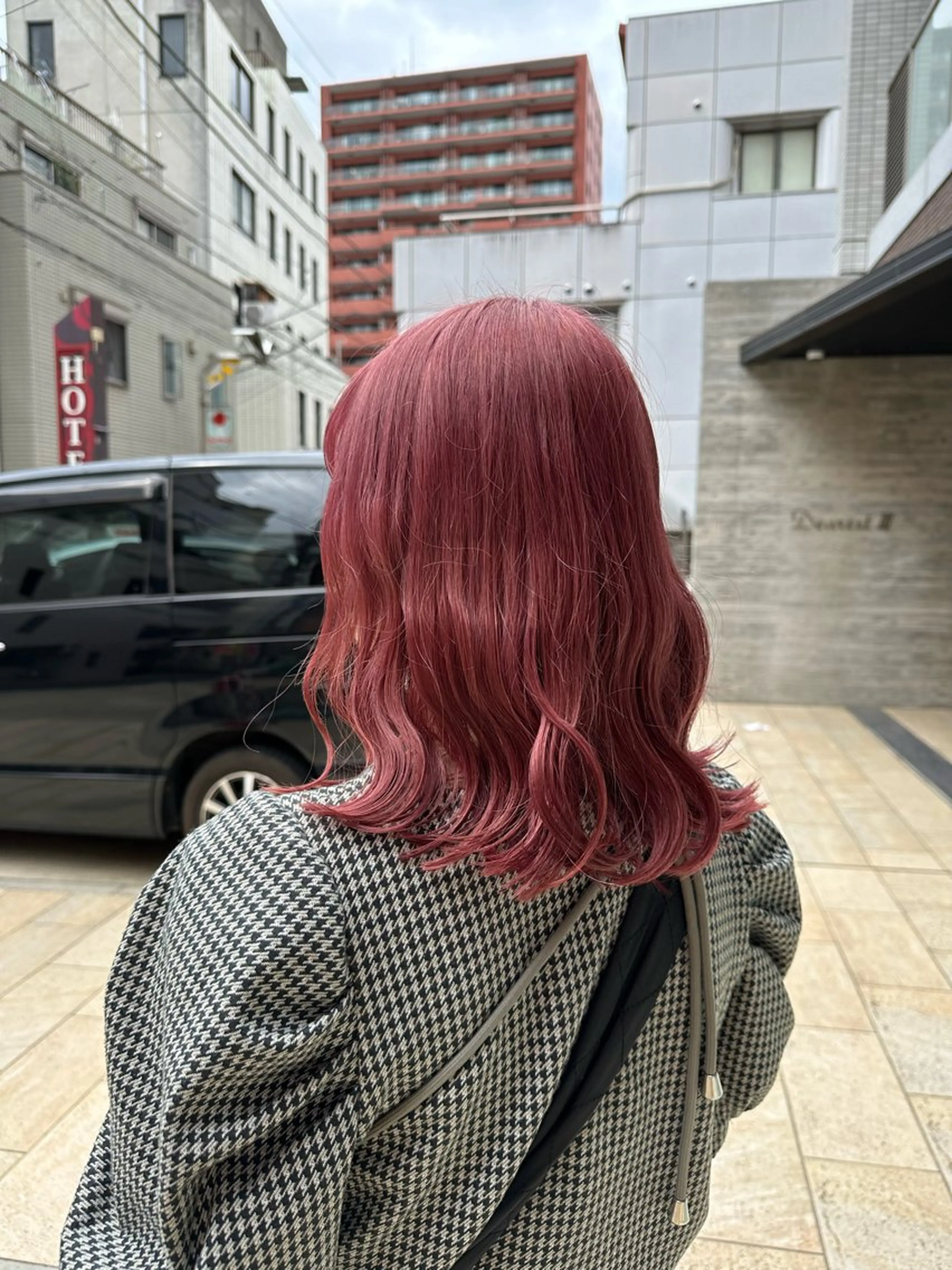 ミディアム カラー ヘアカラー トリートメント ヘッドスパ ヘアセット ROIS渋谷【ロイス】所属・高橋大樹/ブリーチ/ ミルクティーベージュのヘアスタイル
