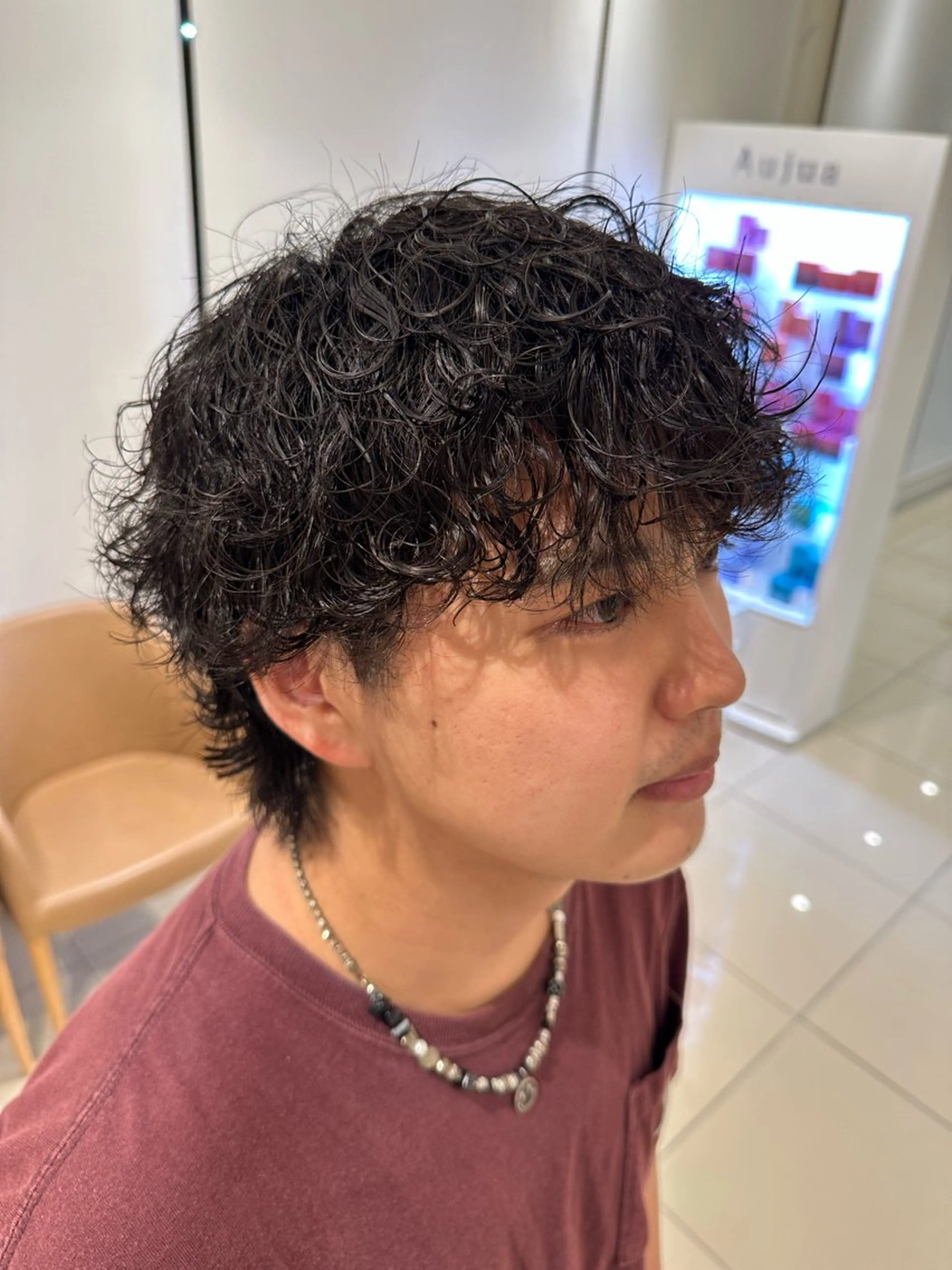 パーマ メンズ メンズパーマ 波巻きパーマ 🫧レディースカット 募集中 YUZU🫧のヘアスタイル