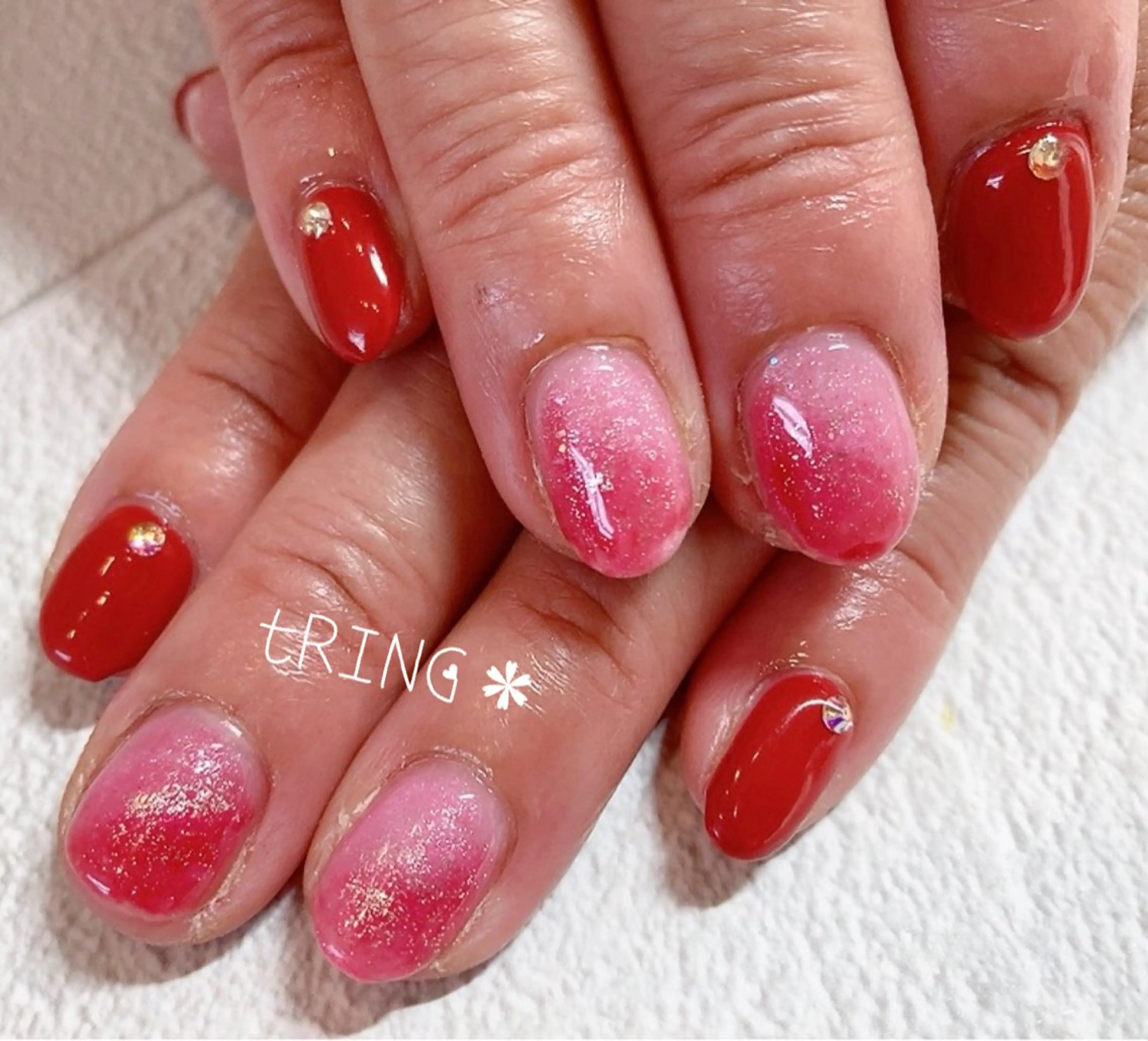 ネイル ハンドネイル tRING* しいの木台のネイルデザイン