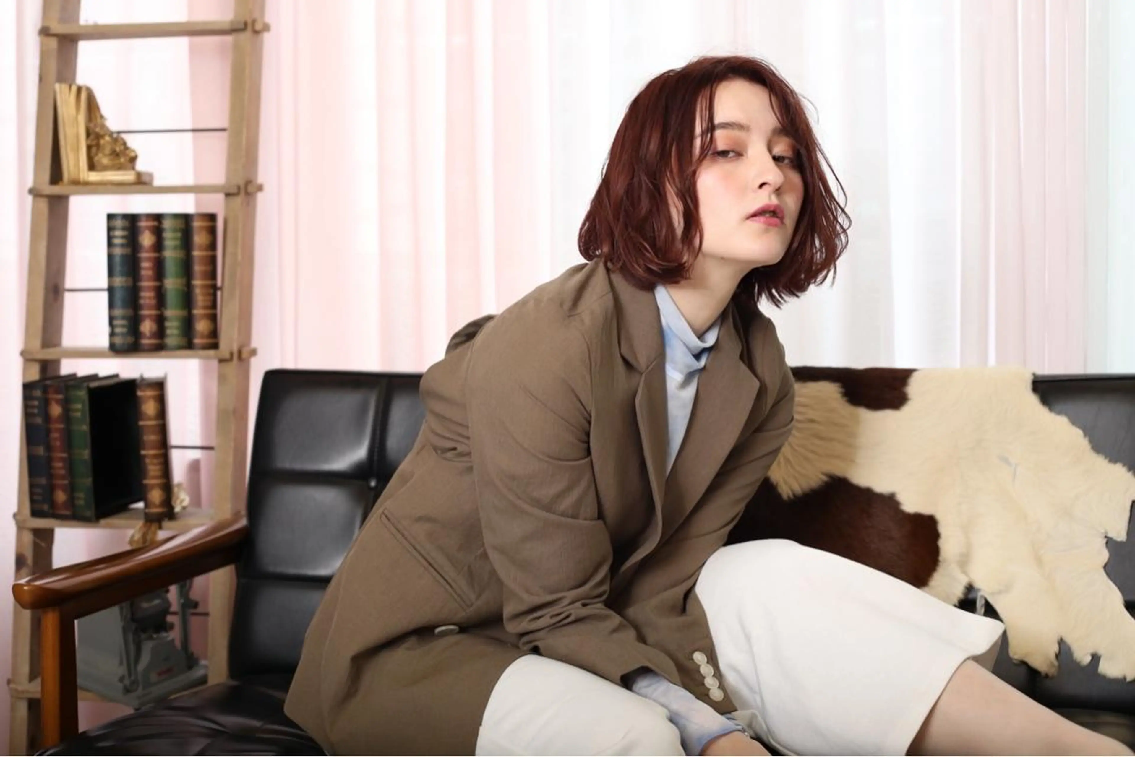 ショート カラー ショート/ボブ専門 宮脇美奈/南船場のヘアスタイル