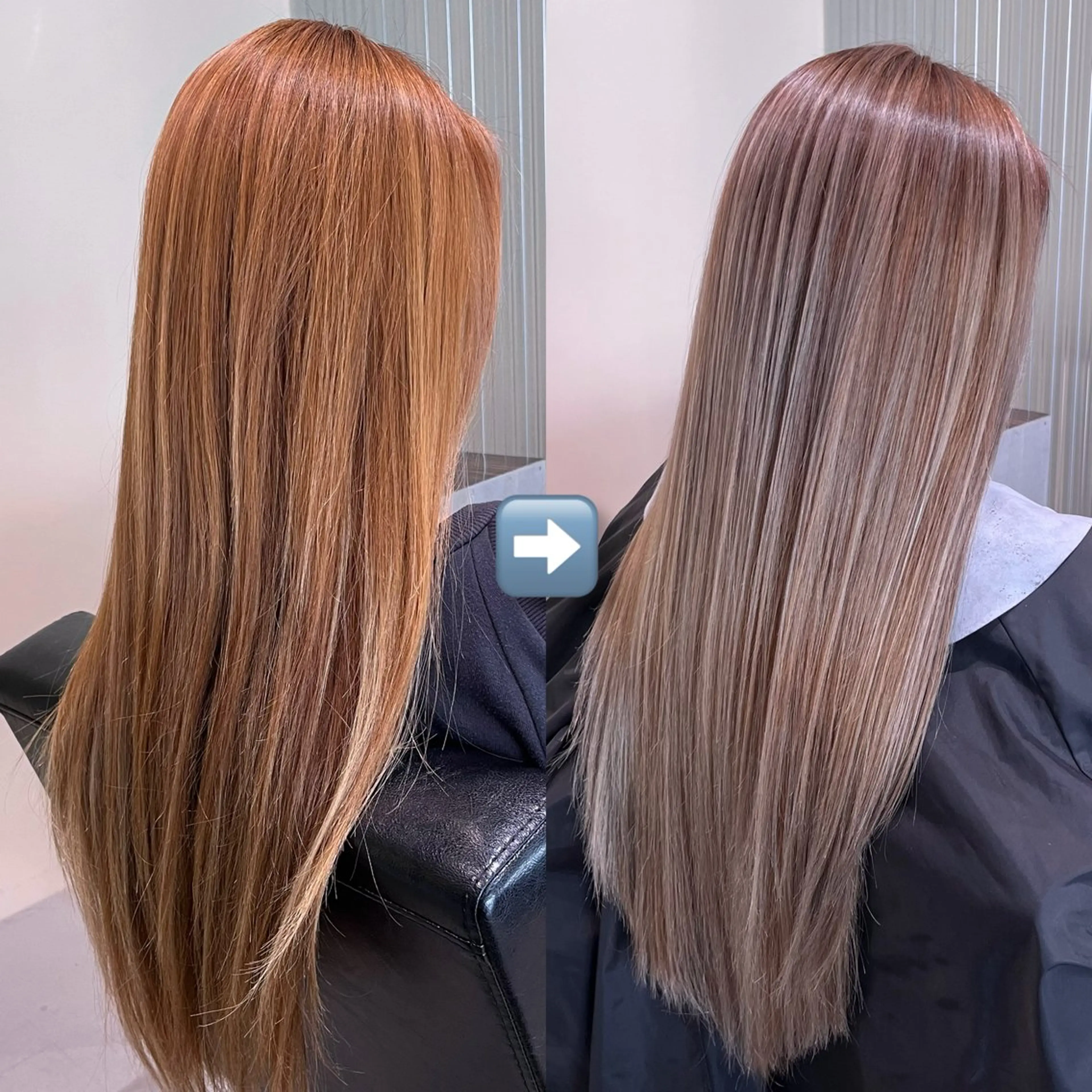 ロング カラー バレイヤージュ ベージュカラー ブリーチ ハイライトカラー ミルクティーベージュ ヘアカラー KIZU 髪質改善 オカルト怪談のヘアスタイル
