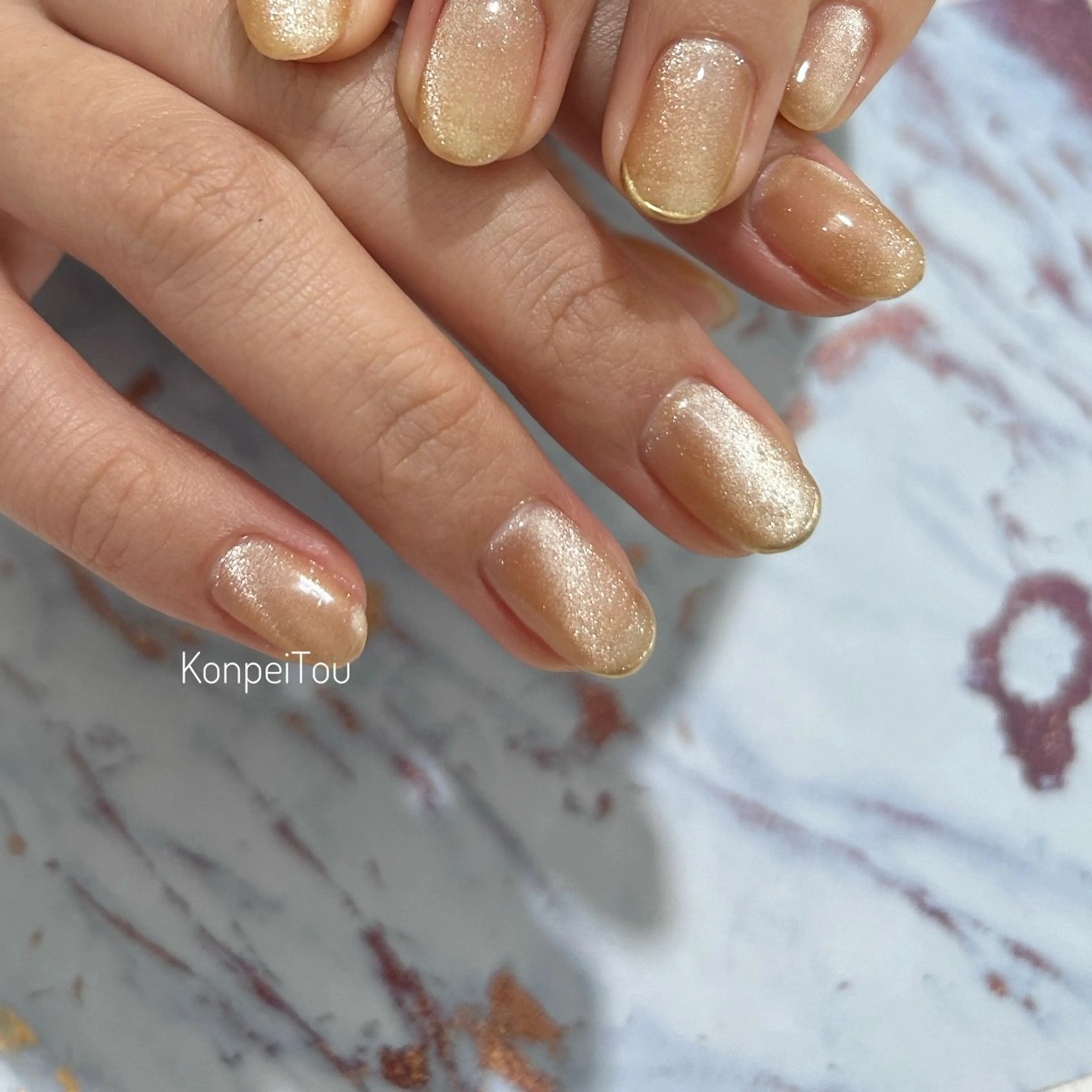 ネイル ハンドネイル おうちのネイルサロン　konpeiTou〜こんぺいとう〜所属・おうちのネイルサロン KonpeiTouのネイルデザイン