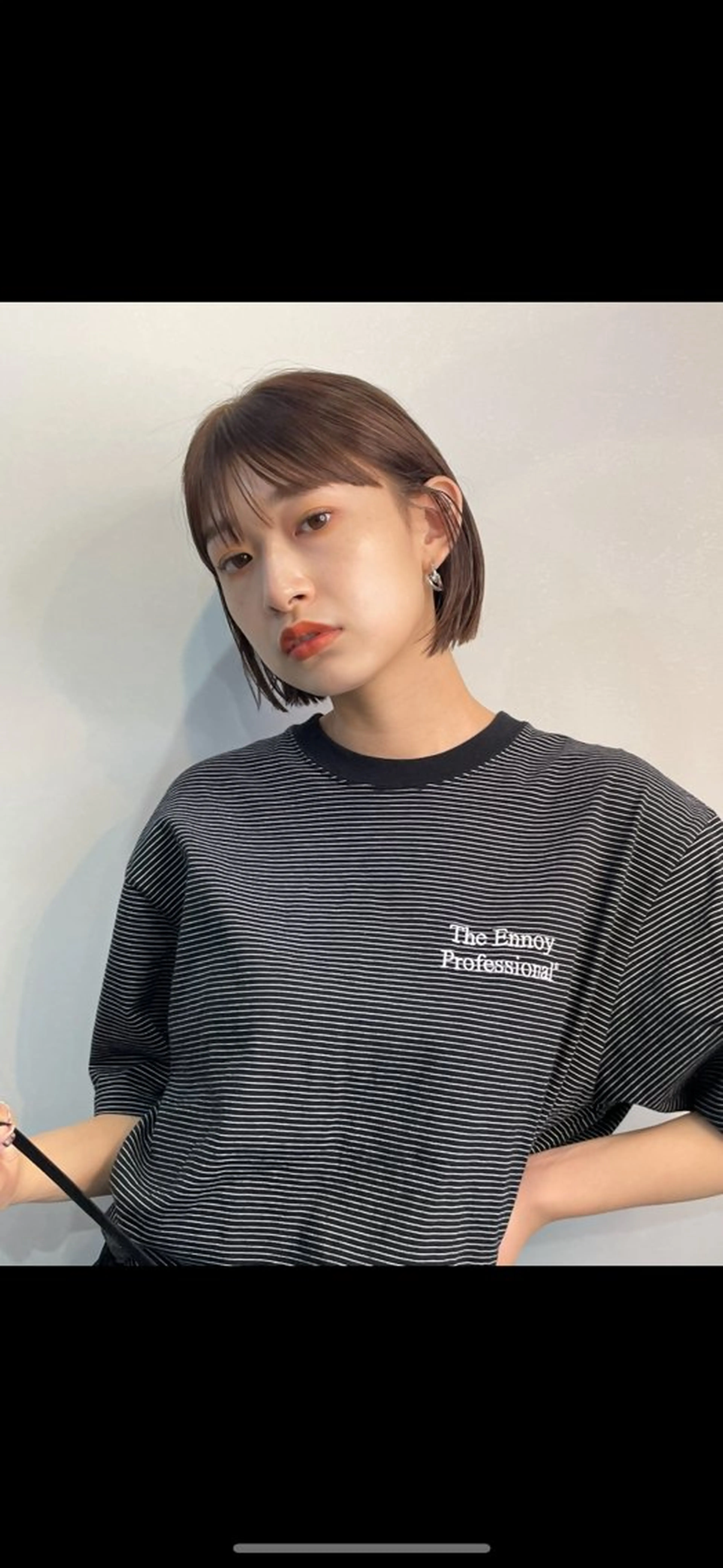 ショート Lachic所属・髪質改善/ストレート 根上のヘアスタイル