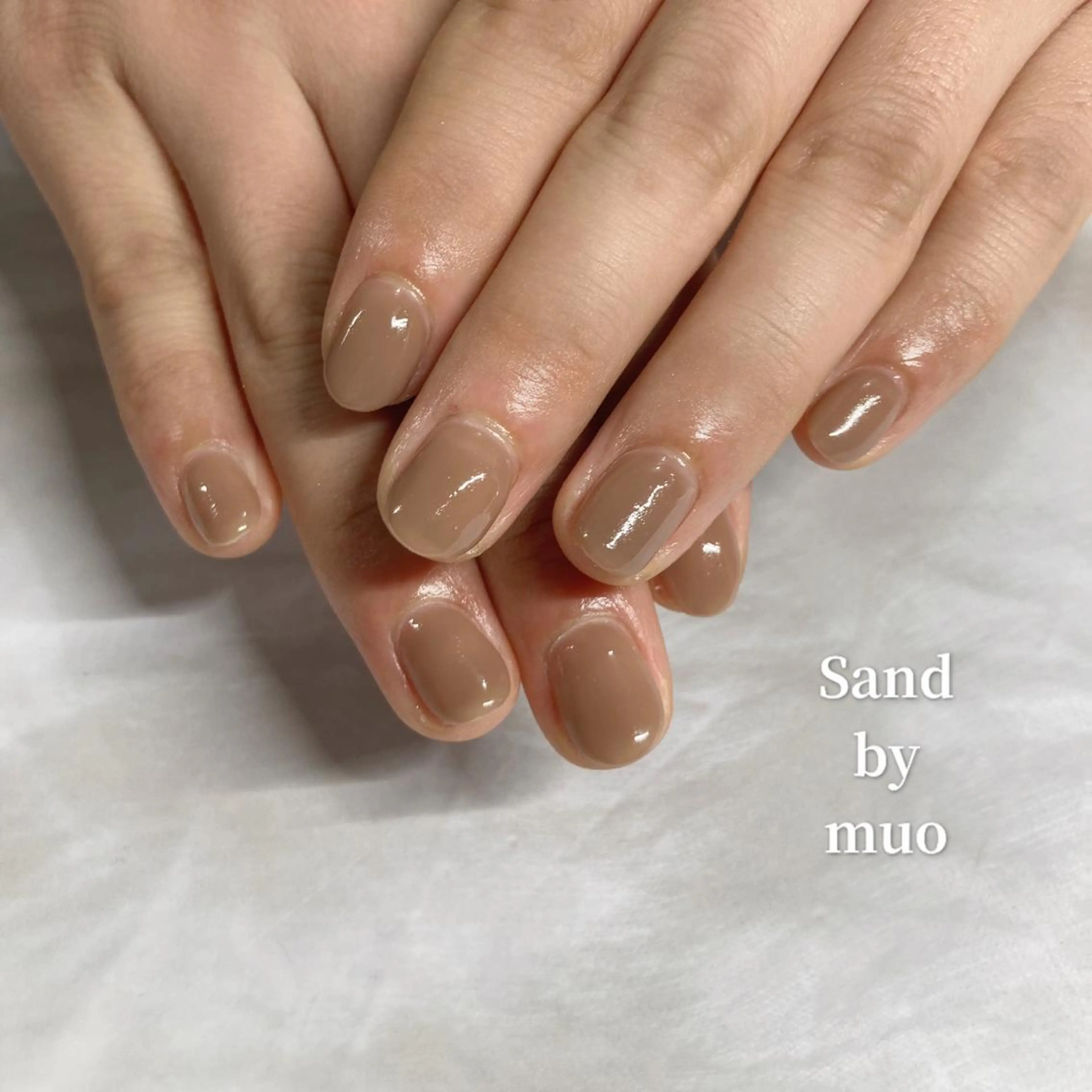 ネイル ワンカラーネイル Sand by muoのネイルデザイン