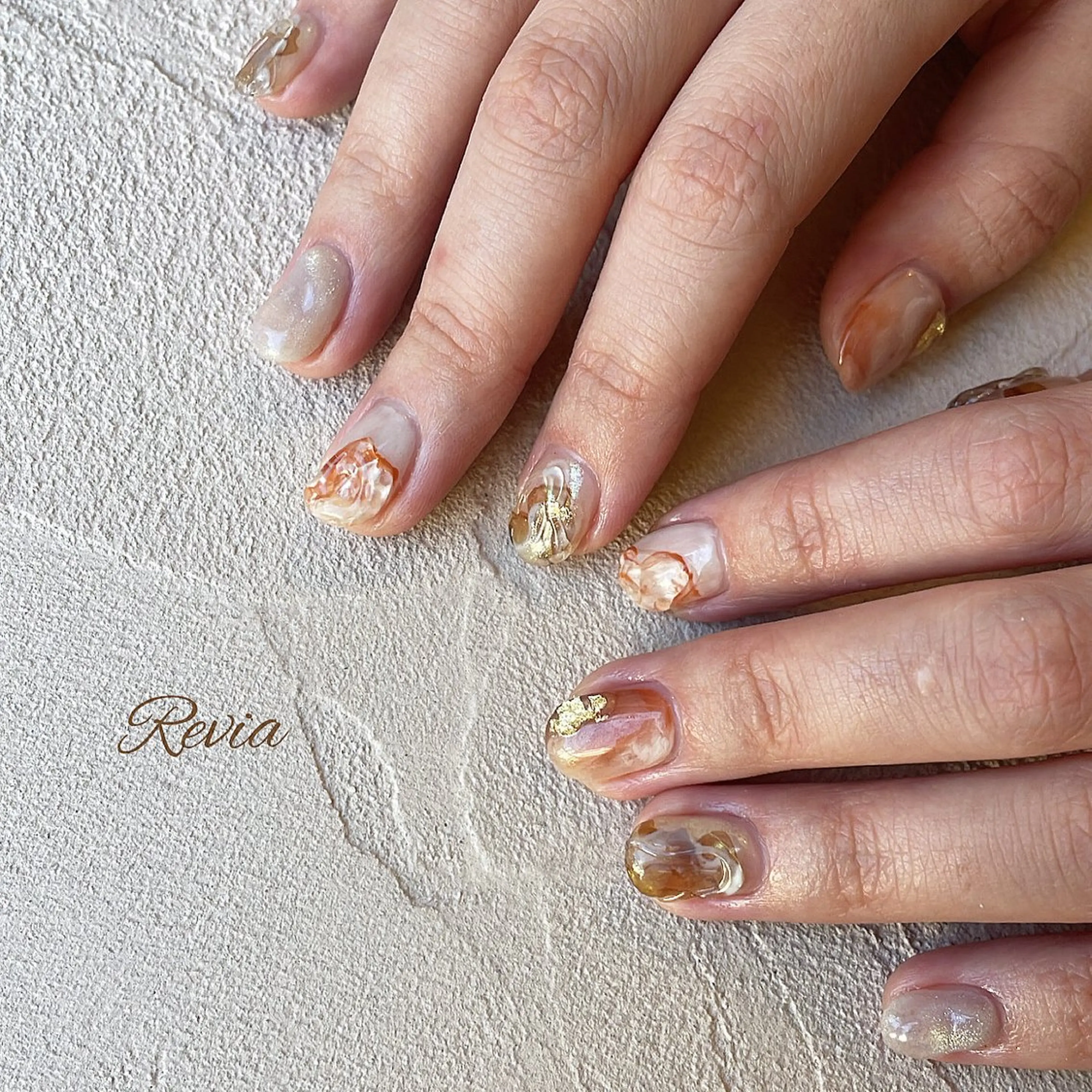 ネイル ハンドネイル revia所属・ERI Nailistのネイルデザイン