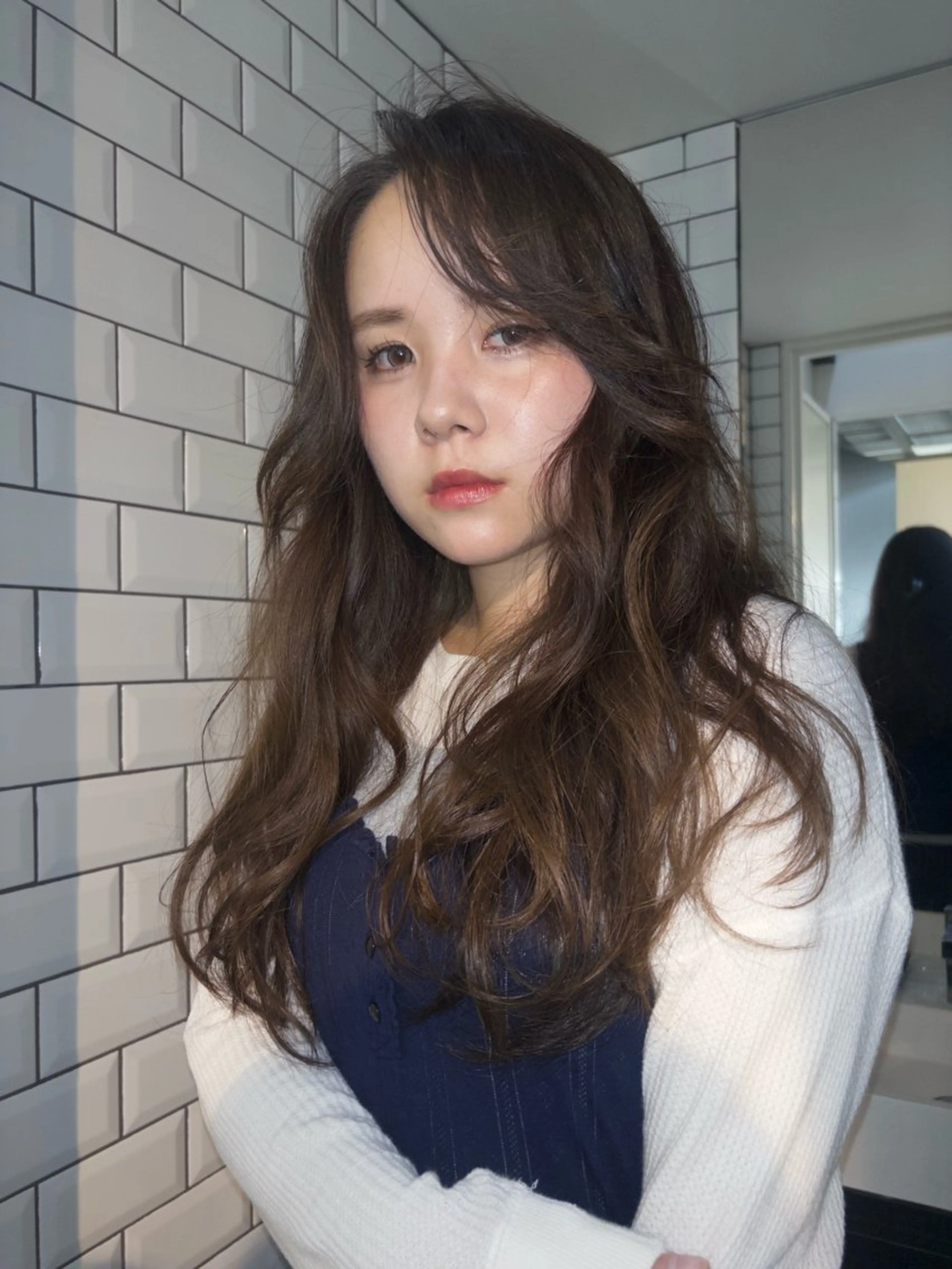ロング カラー ヘアアレンジ ヘアカラー ニュアンスカラー🧶 nanacoのヘアスタイル